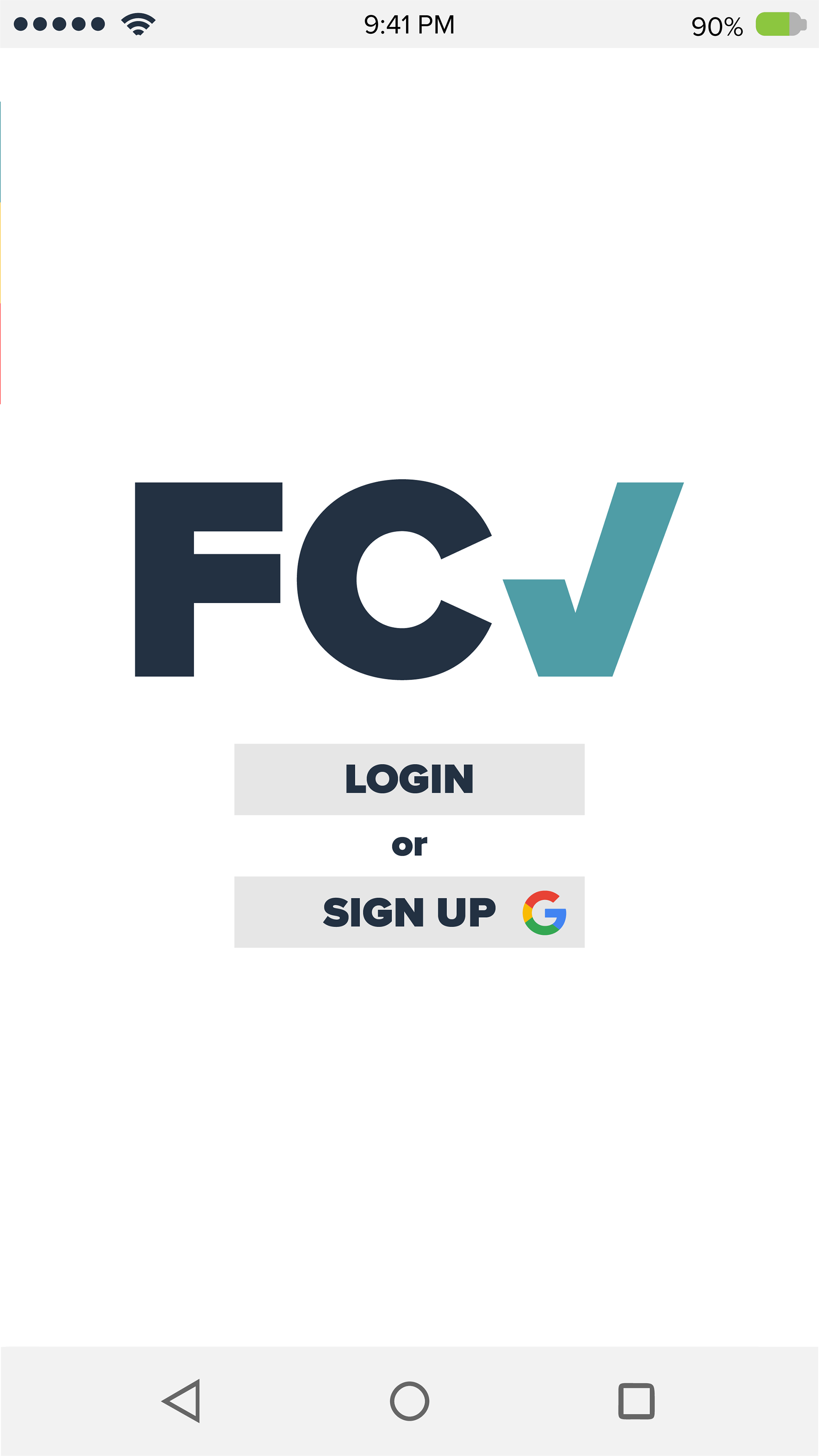 Login Screen