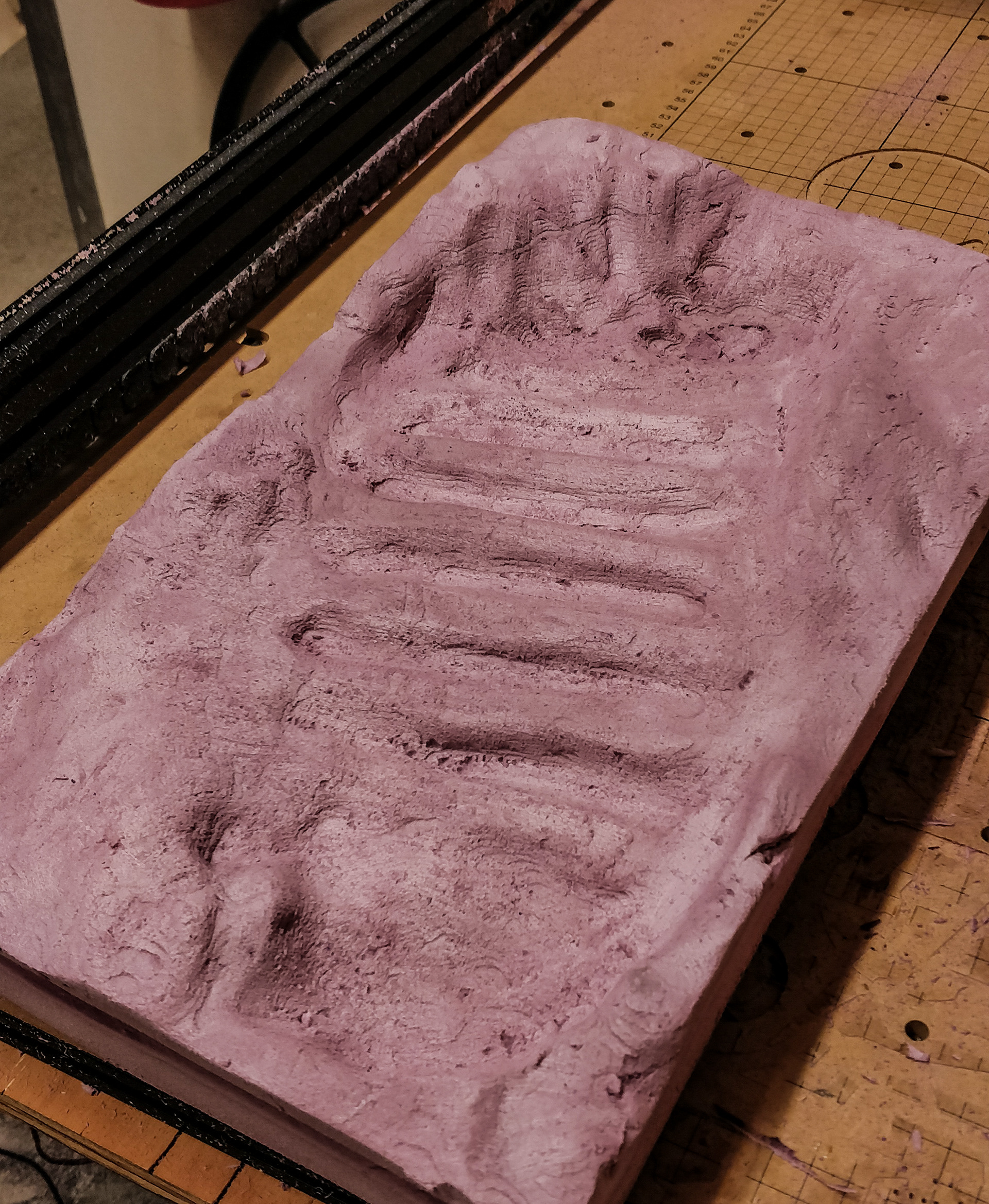 Finished piece after sanding.