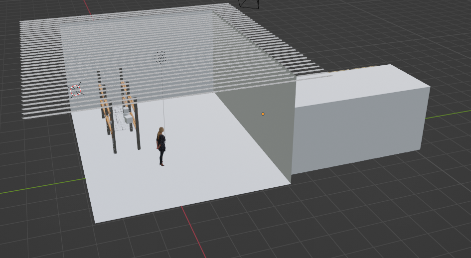 Blocking out the scene