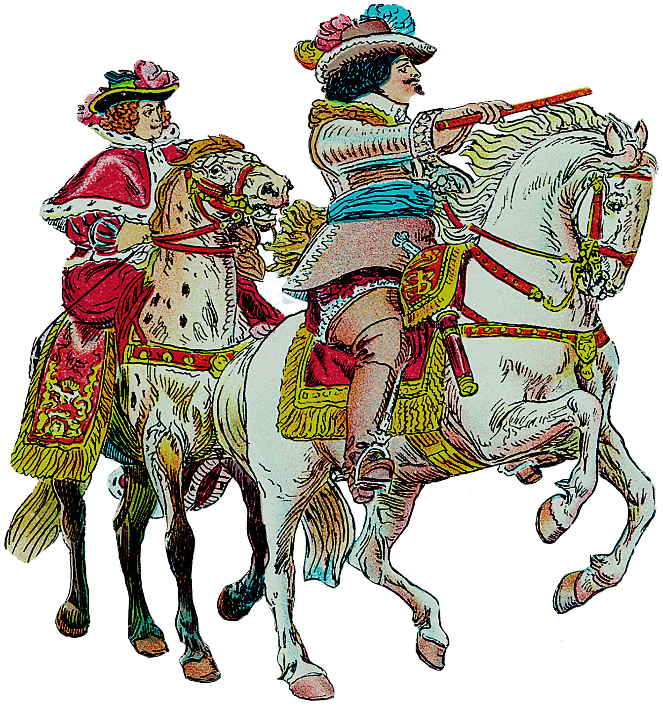 Zwei Reiter