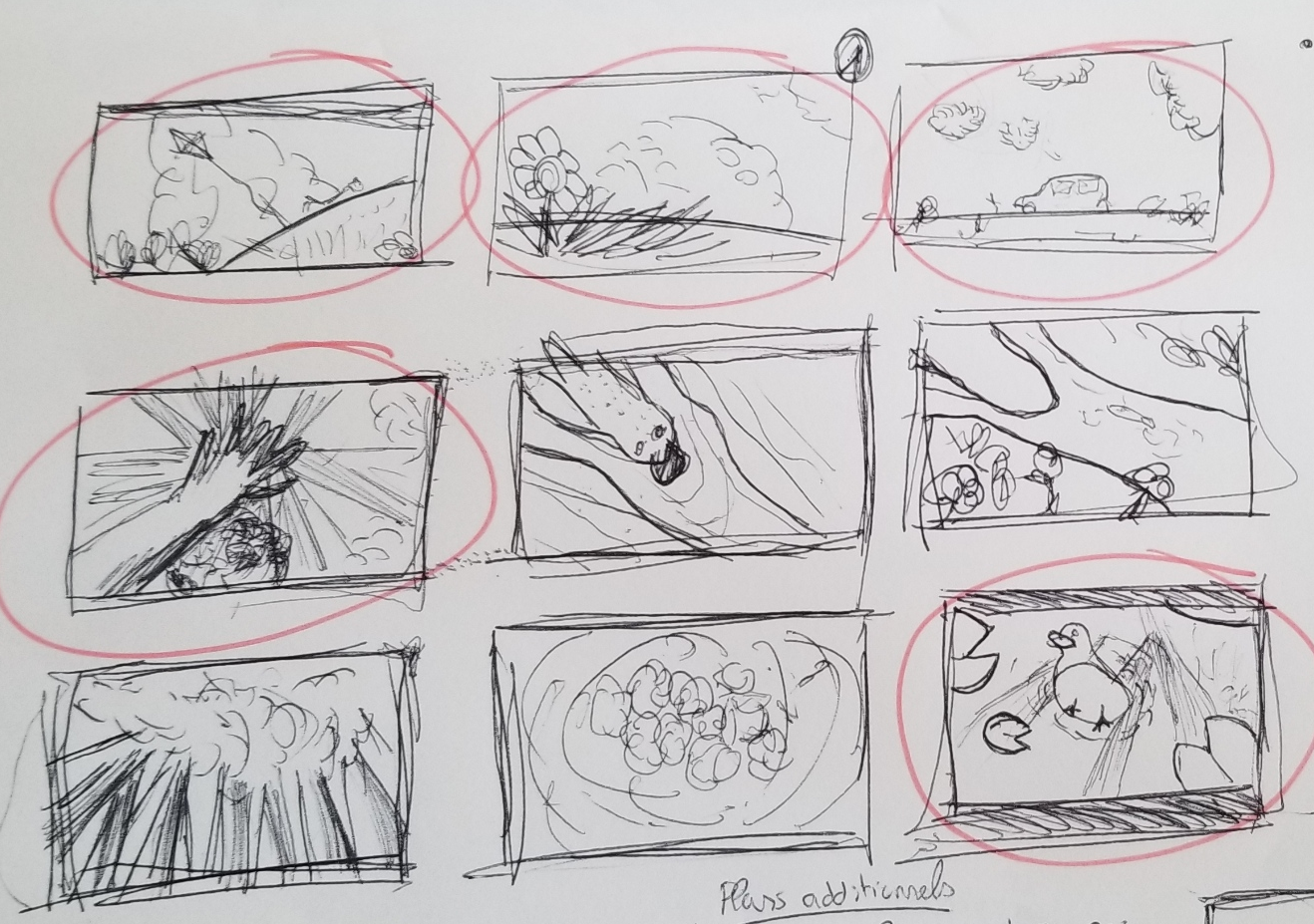 Rough Storyboard