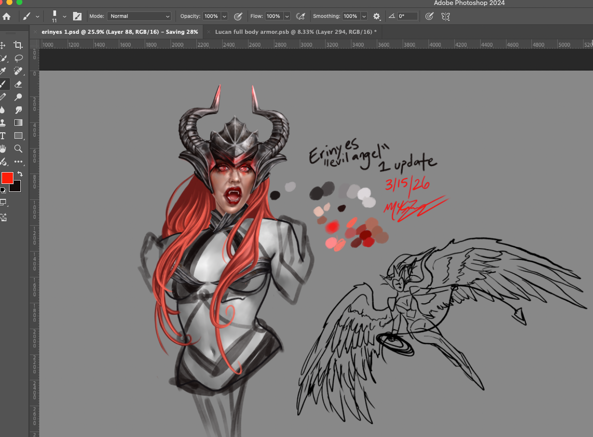 1st Erinyes evil angel - update 1
