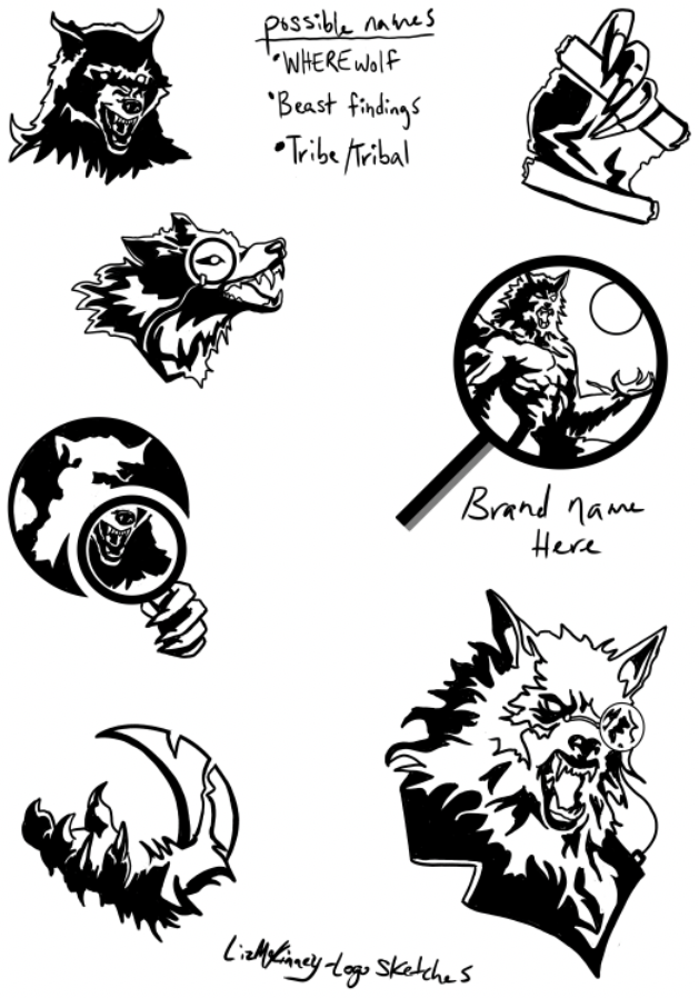Logo Concept Sketches