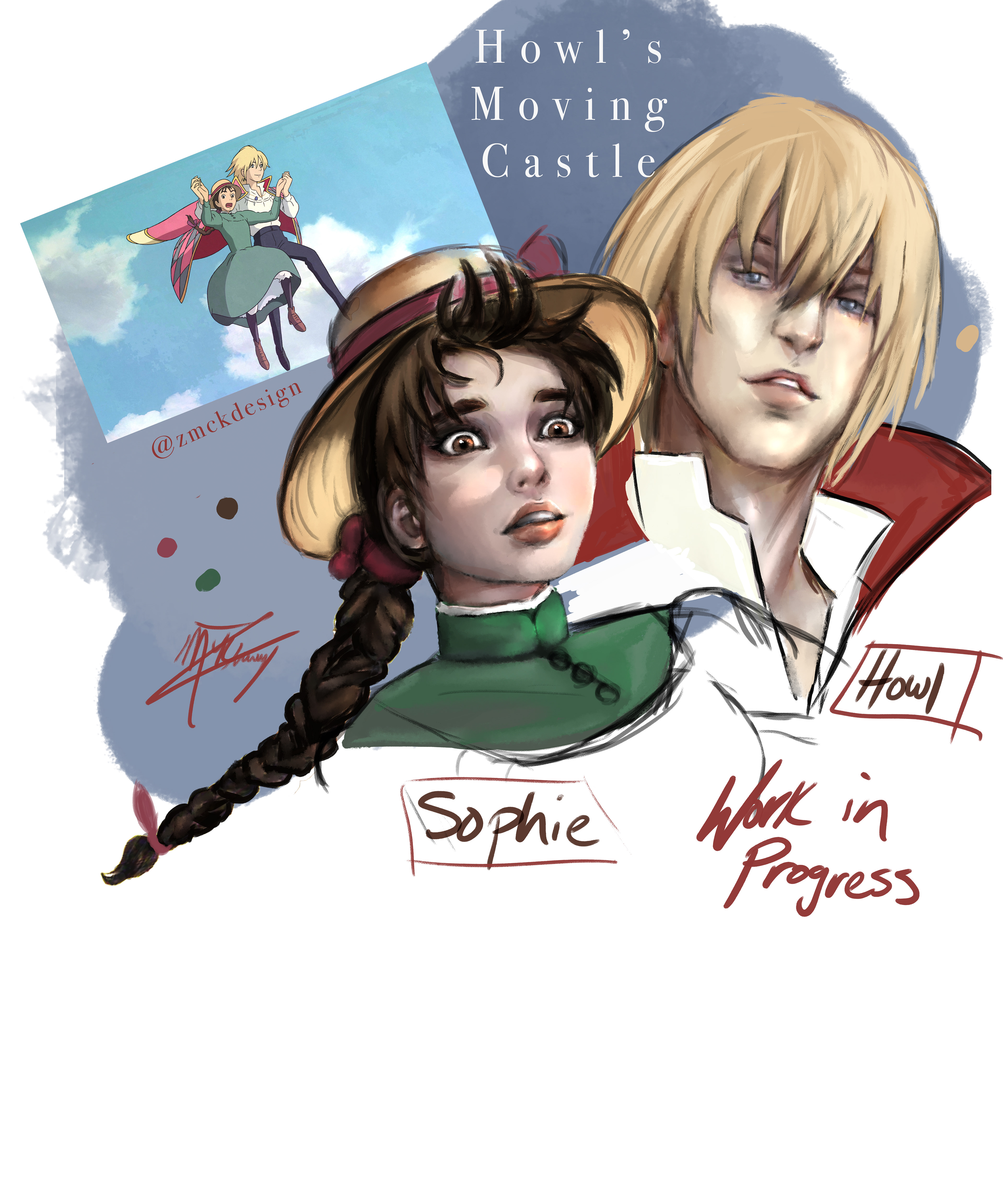 Work in Progress #1 - First Facial Designs