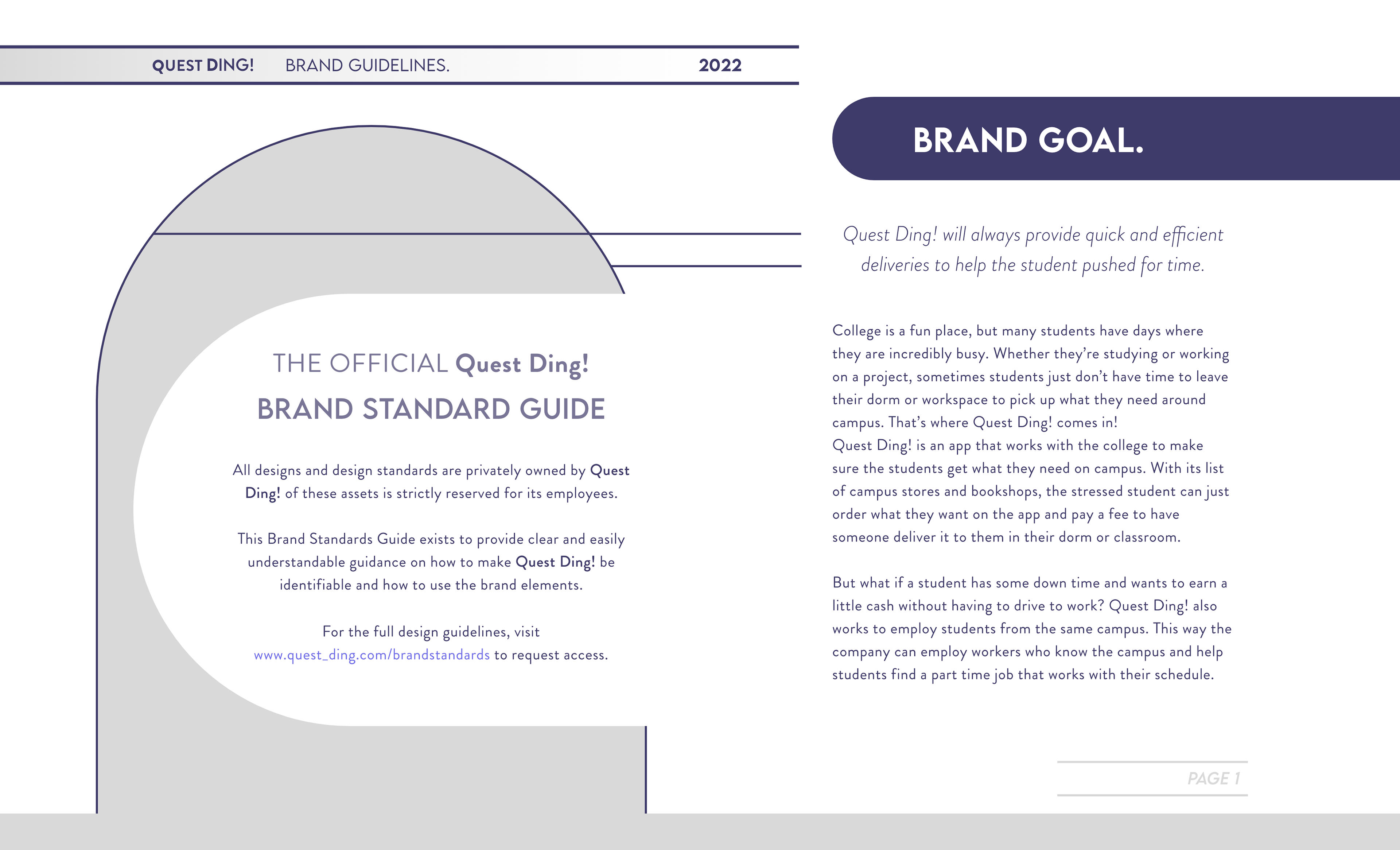 Page 1. Brand Goal.
