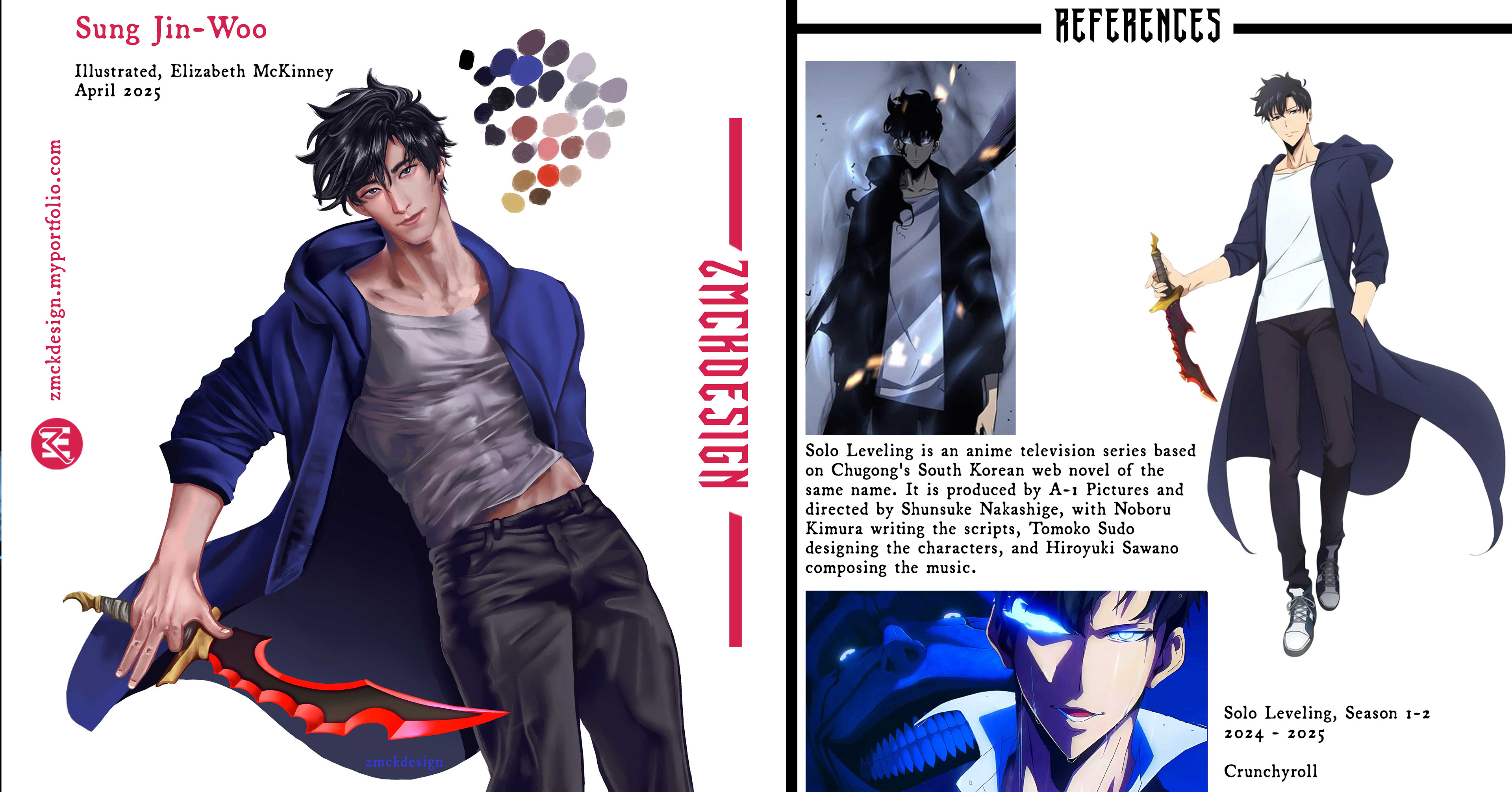 Sung Jin-Woo, Illustration - May 4th, 2025, with Reference Material