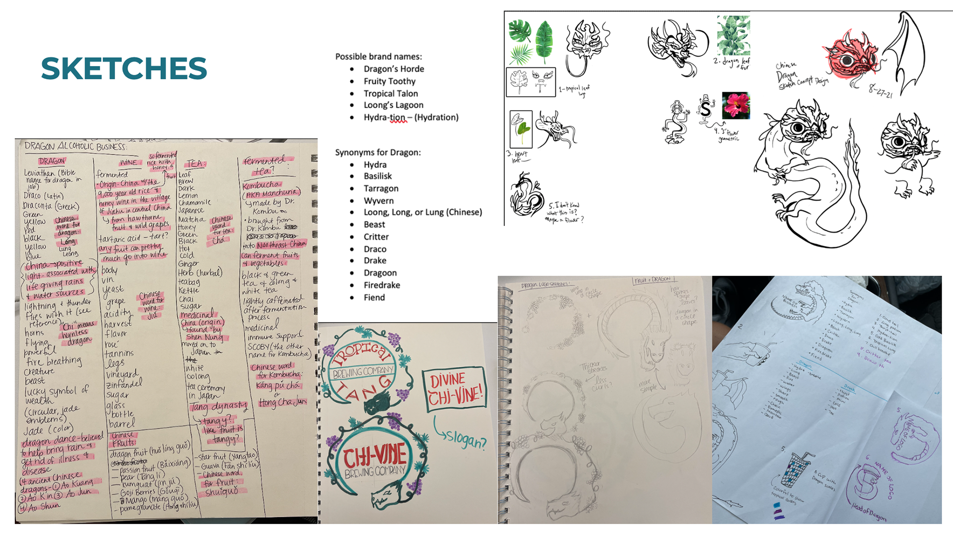 First Sketches