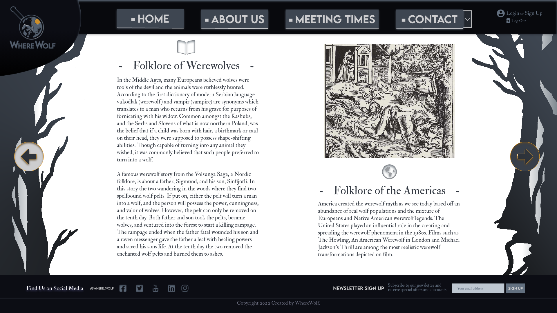 Folklore - Research Information on Werewolves