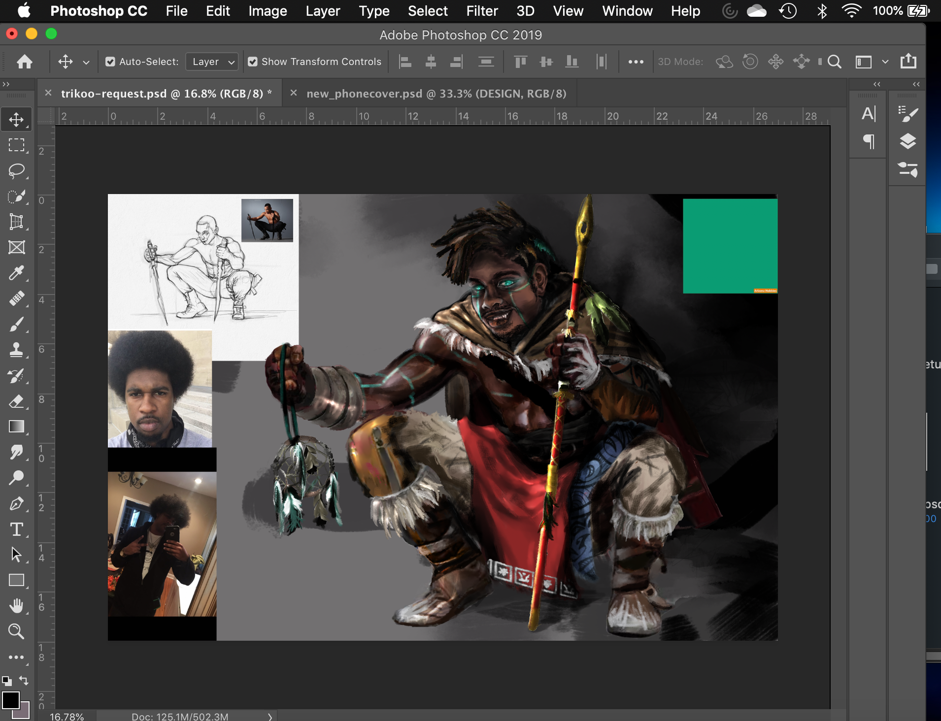 Work in Progress + References + Trikoo's Selfie Portrait Pictures