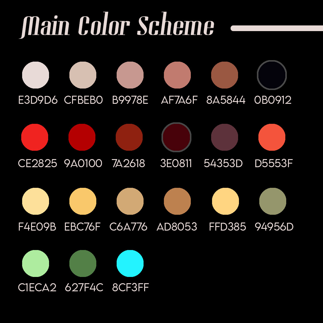 Main Color Scheme
