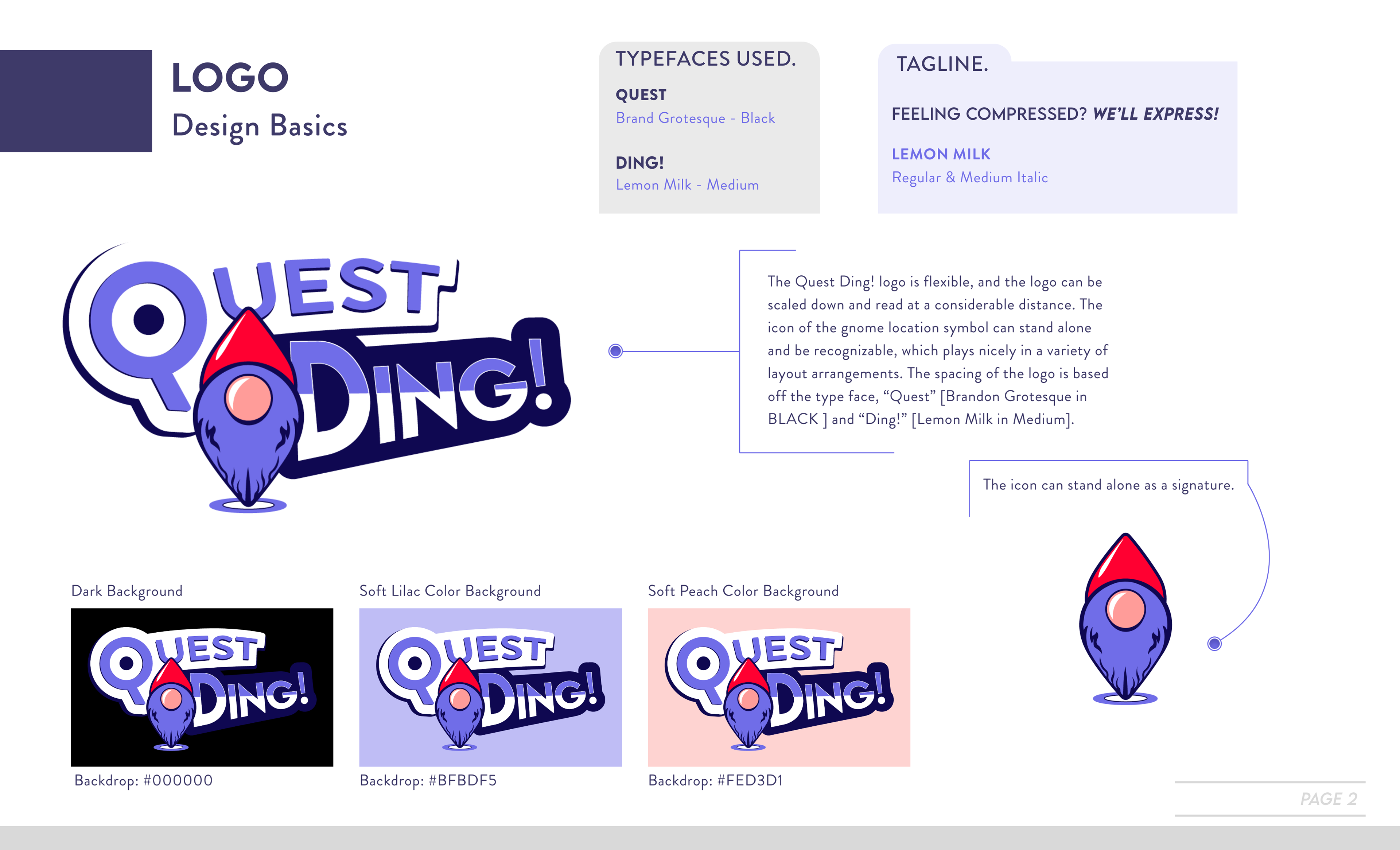 Page 2. Logo: Design Basics.