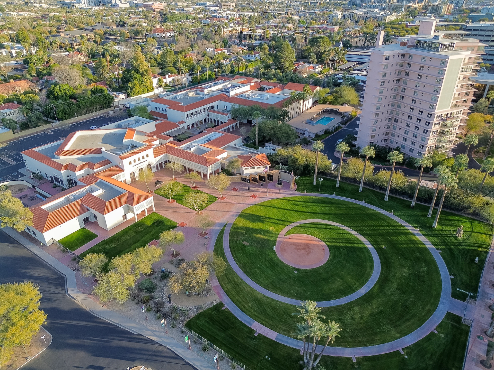 Phoenix Art Center Drone Image