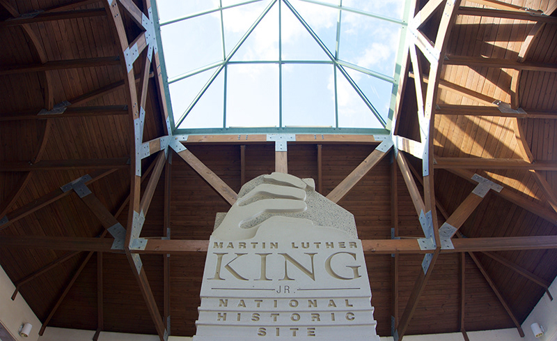 The Martin Luther King Jr. National Historic Site in Atlanta, GA