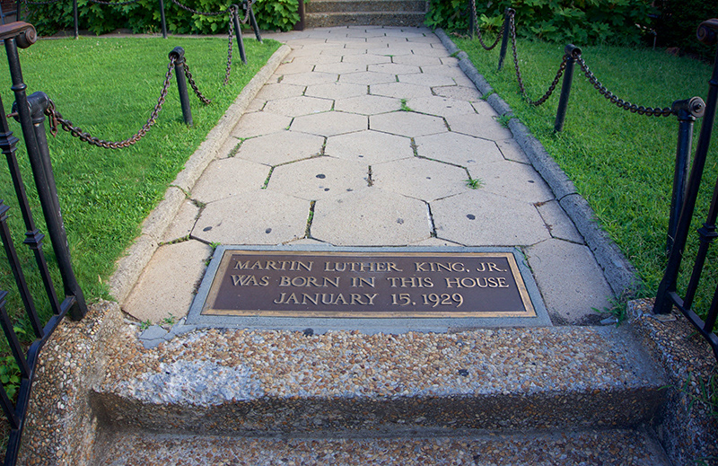 The home where Martin Luther King Jr. was born in Atlanta, GA