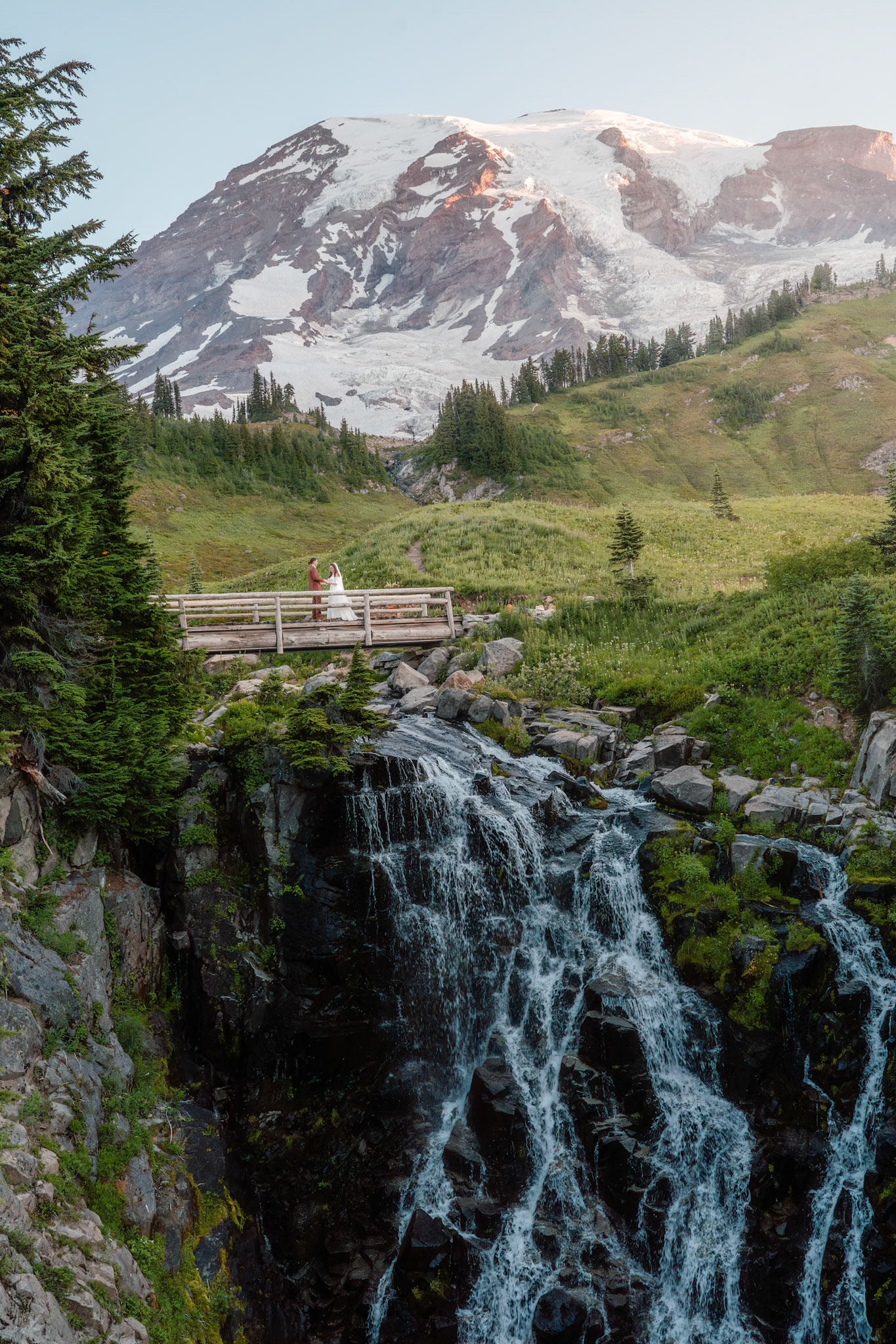 Wedding vows at Mount Rainier