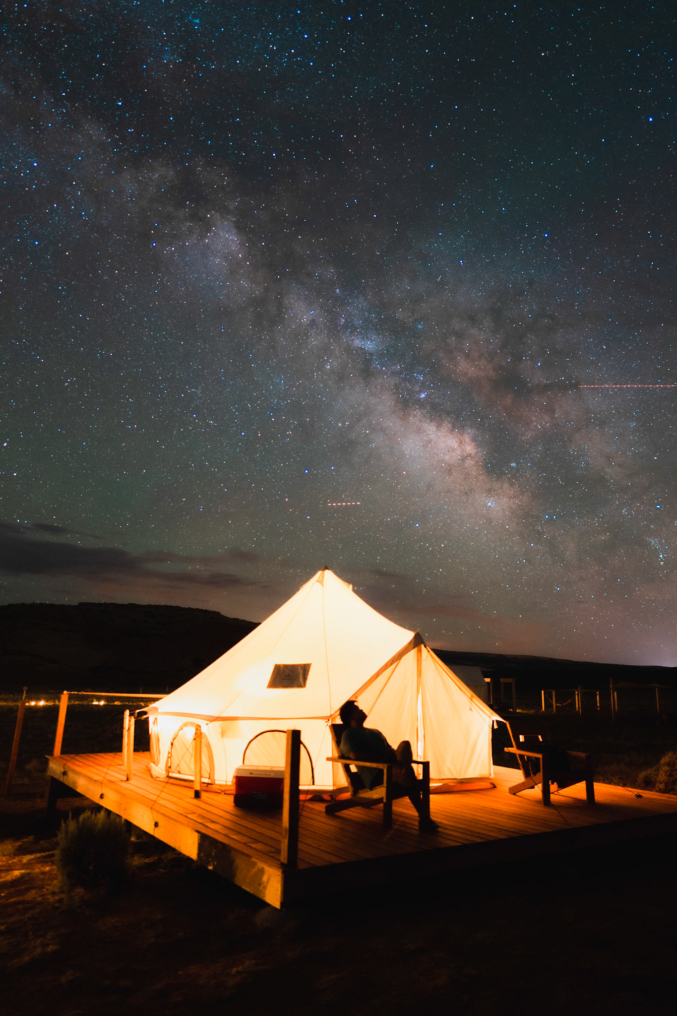 Glamping under the stars, Utah
