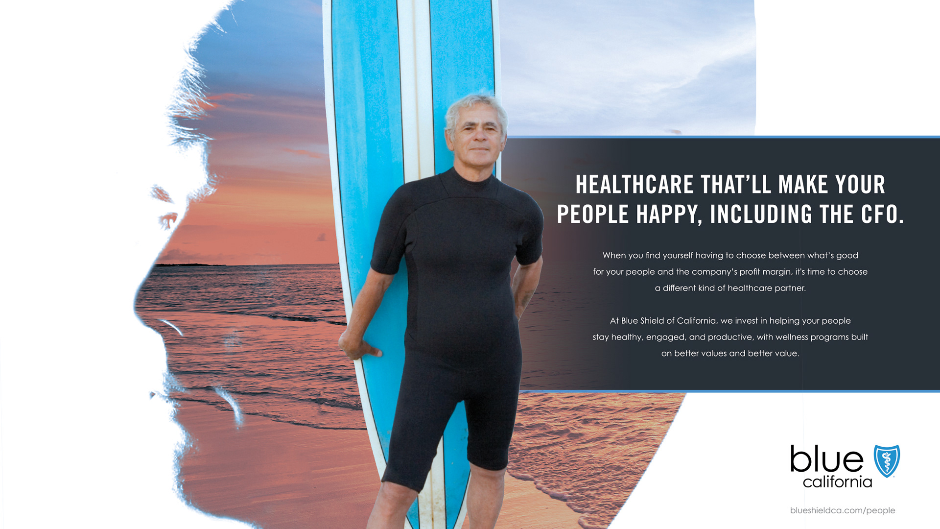 Blue Shield B2B print ad
