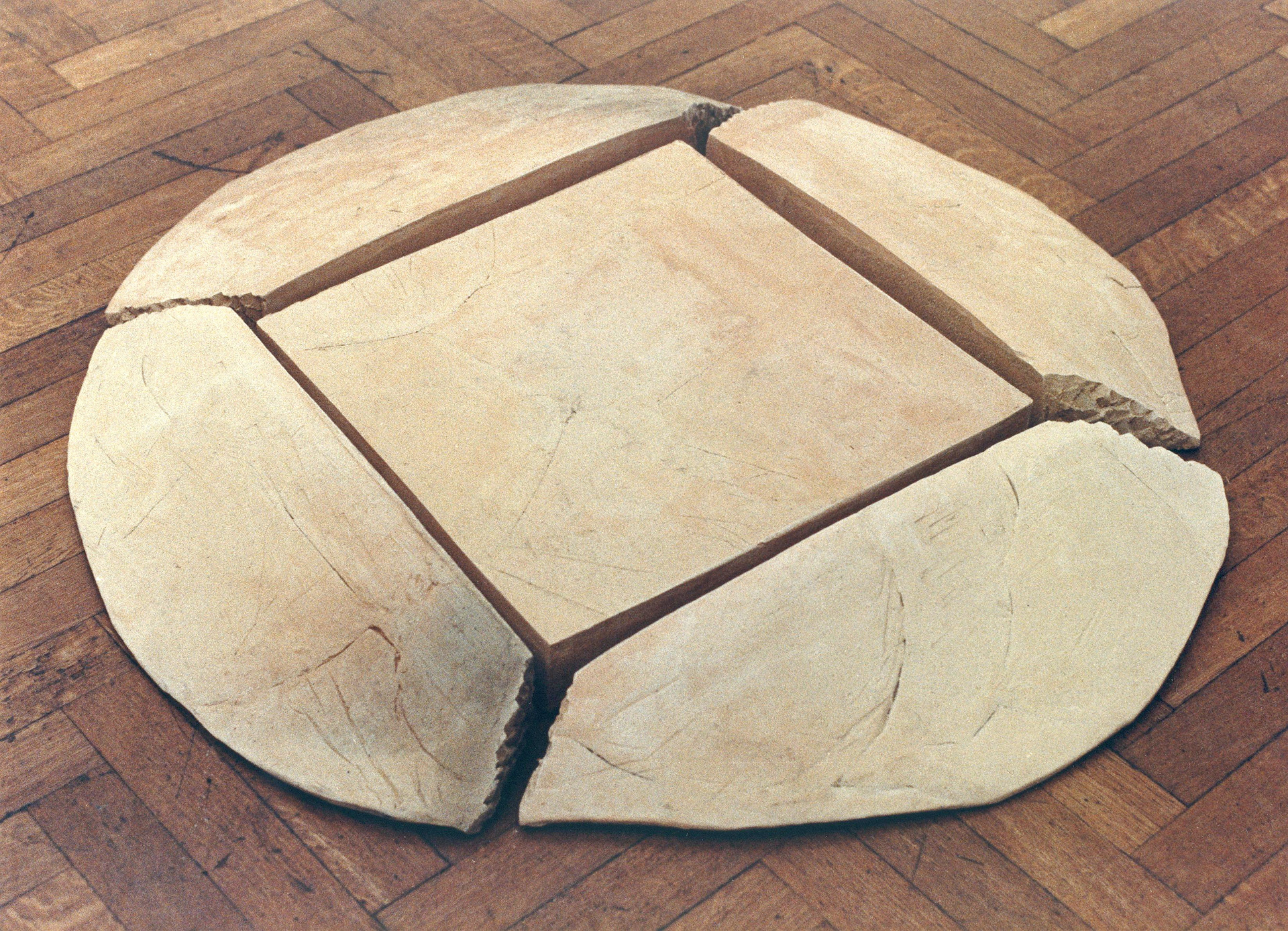   CIRCLE 1982 - terracotta - exhib. Pulchri Studio - The Hague/NL 1983