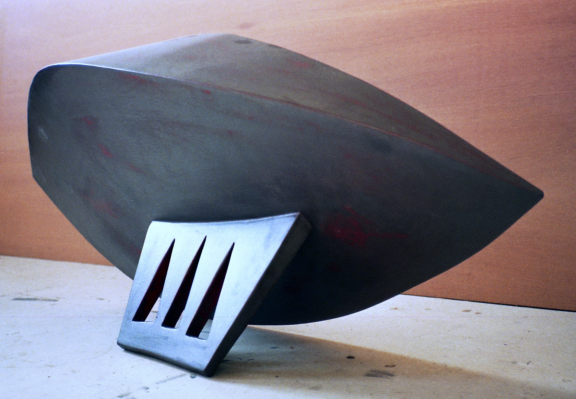 BOCA 1994 - wood, graphite, paint