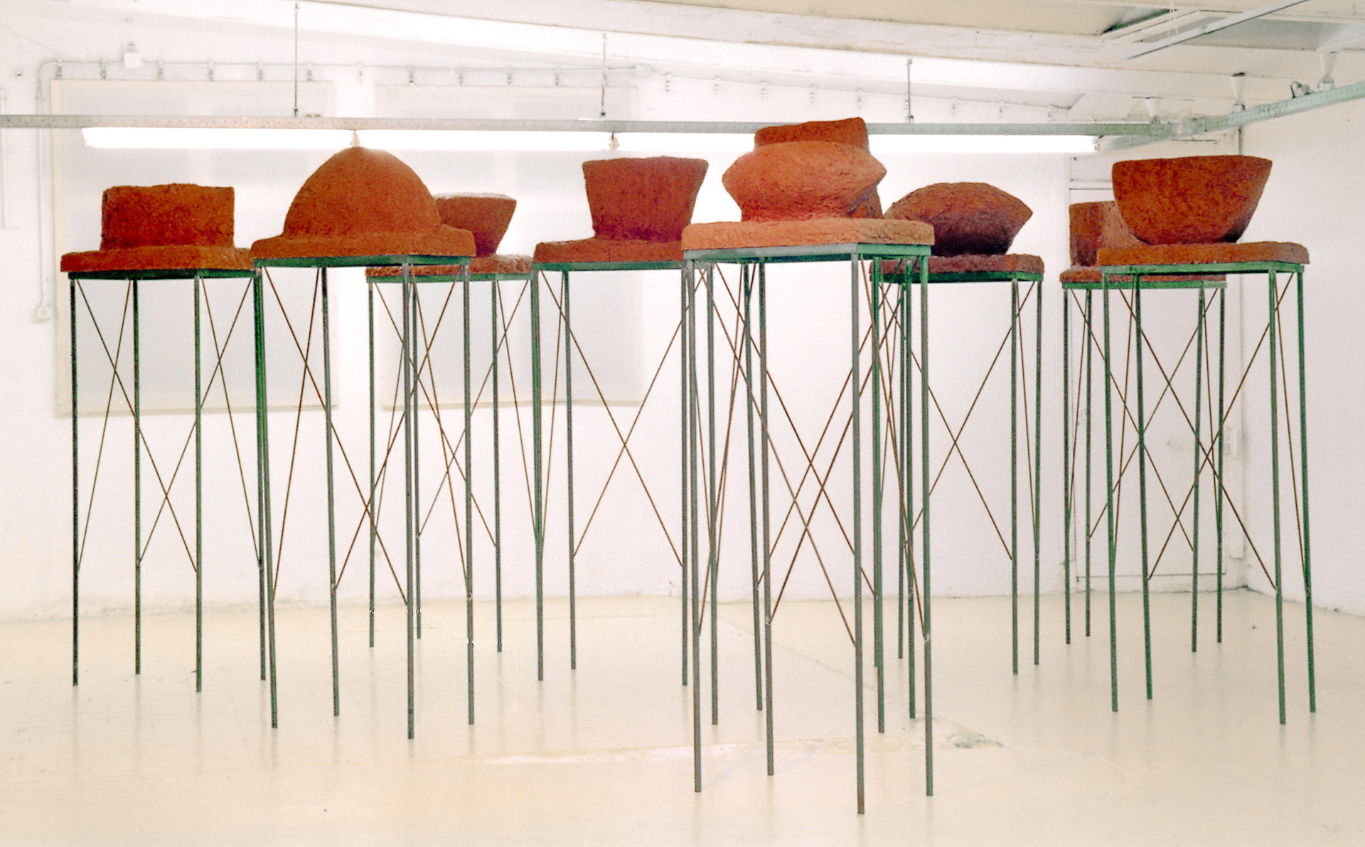   INCIDENTAL IMAGES 1991-  terracotta  and steel 