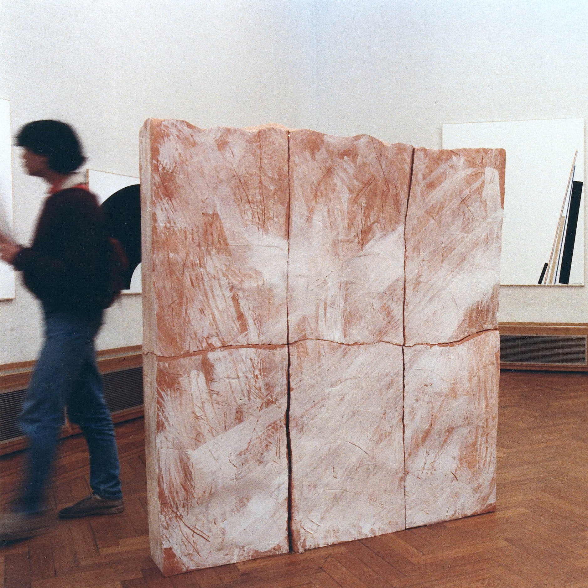   BROKEN WALL 1982 - terracotta - exhib. Pulchri Studio - The Hague/NL 1983