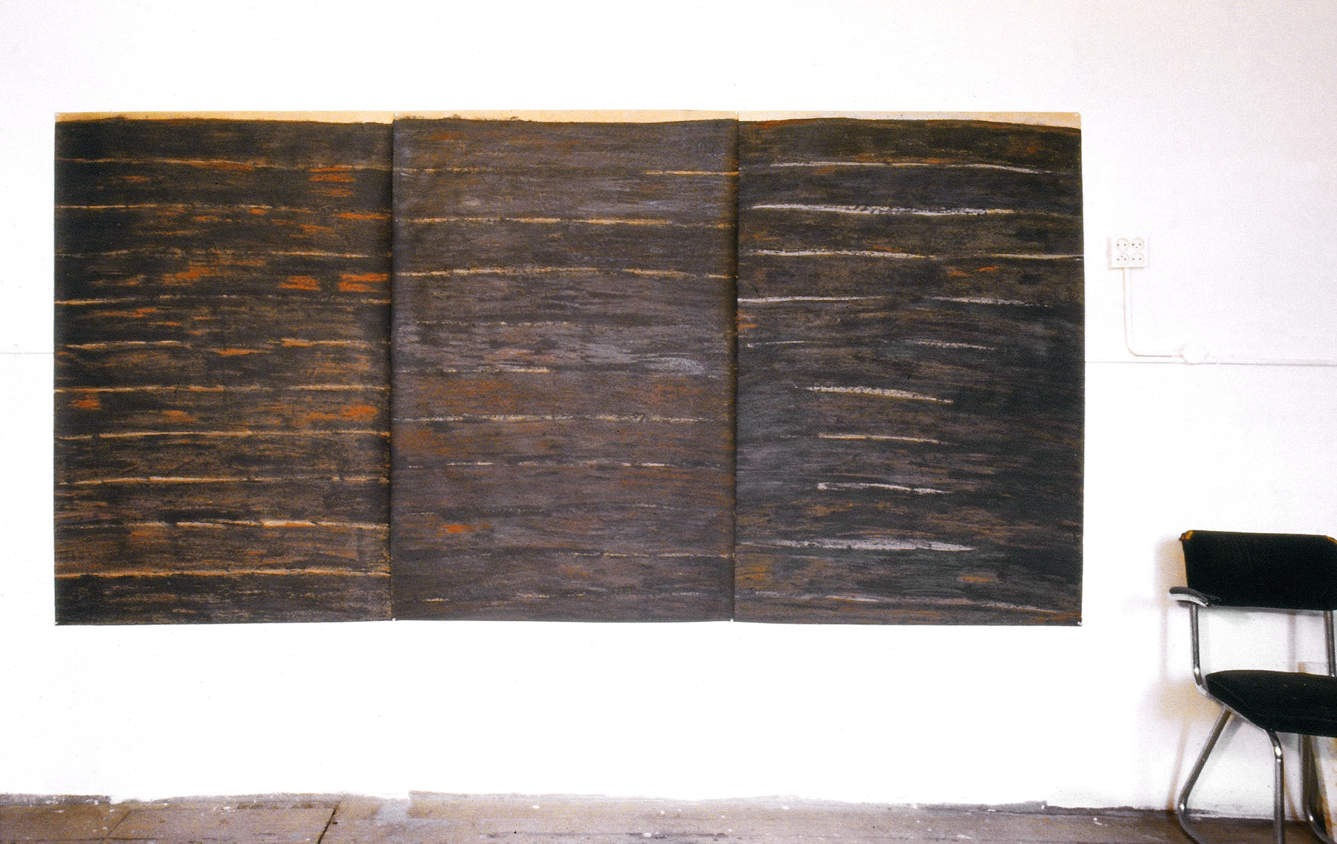 NO TITLE 1990 - mixed media on paper