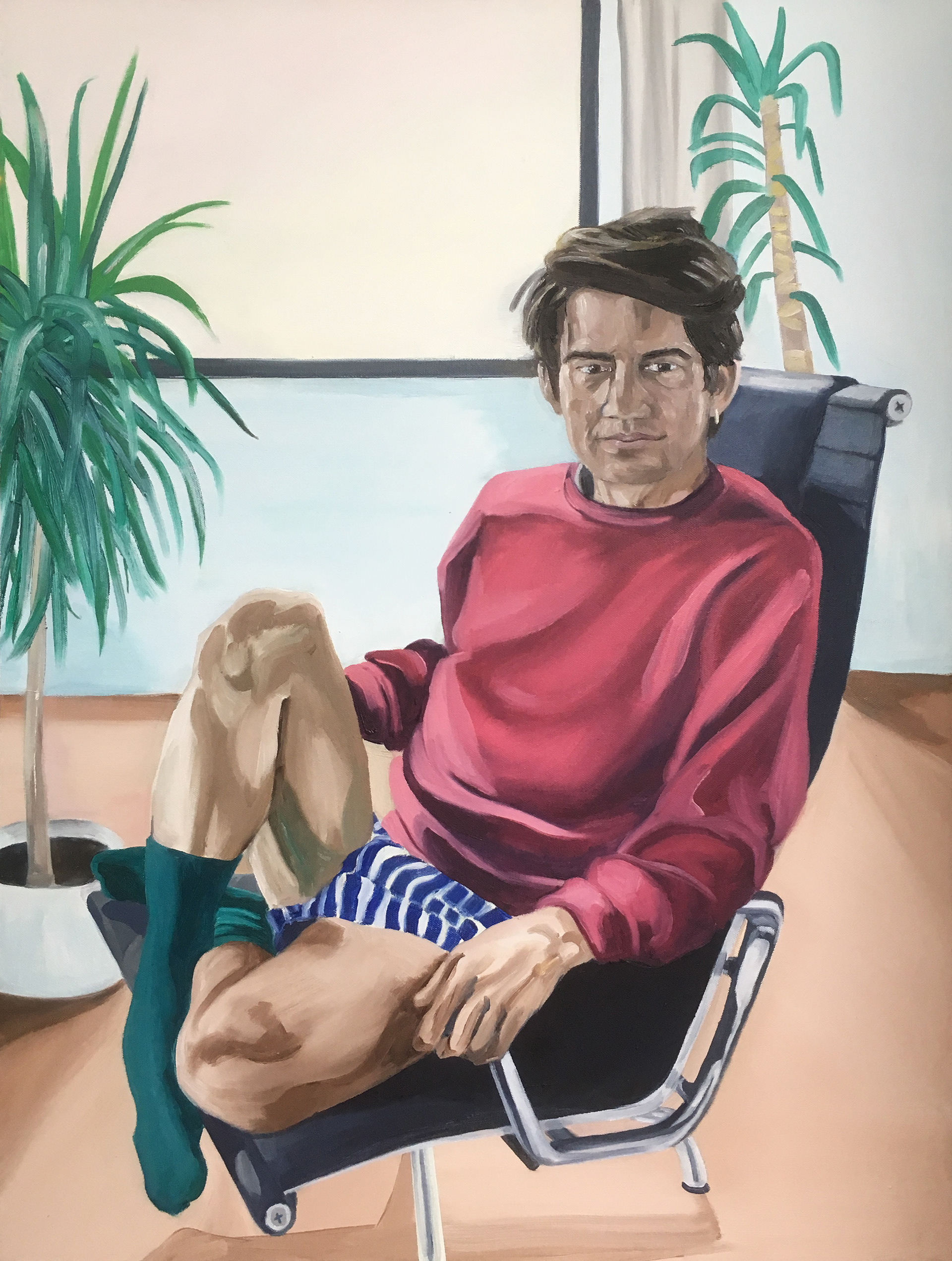 Glenn, oil on canvas, 60 x 80 cm