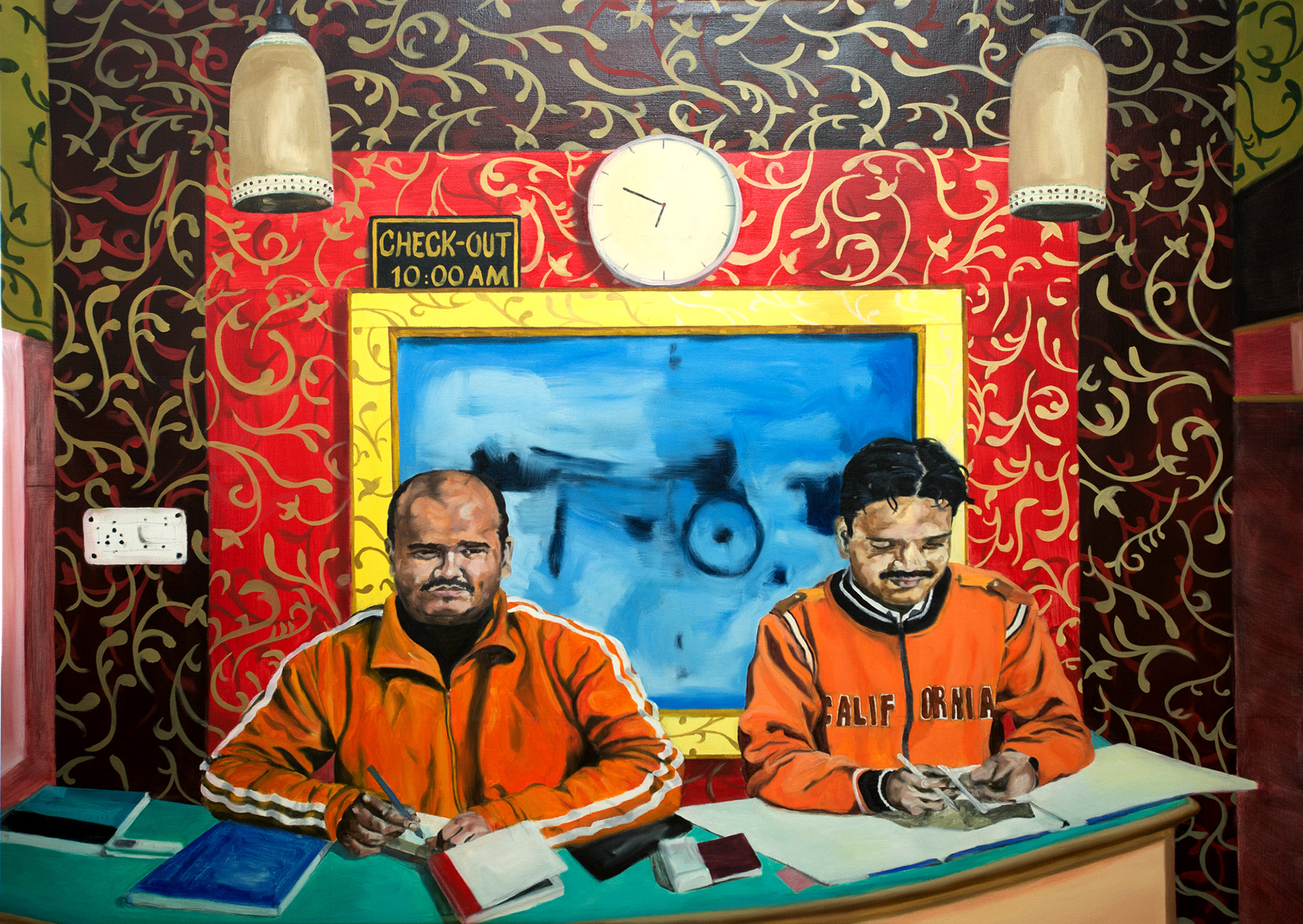 Balie India, oil on canvas, 130 x 175 cm