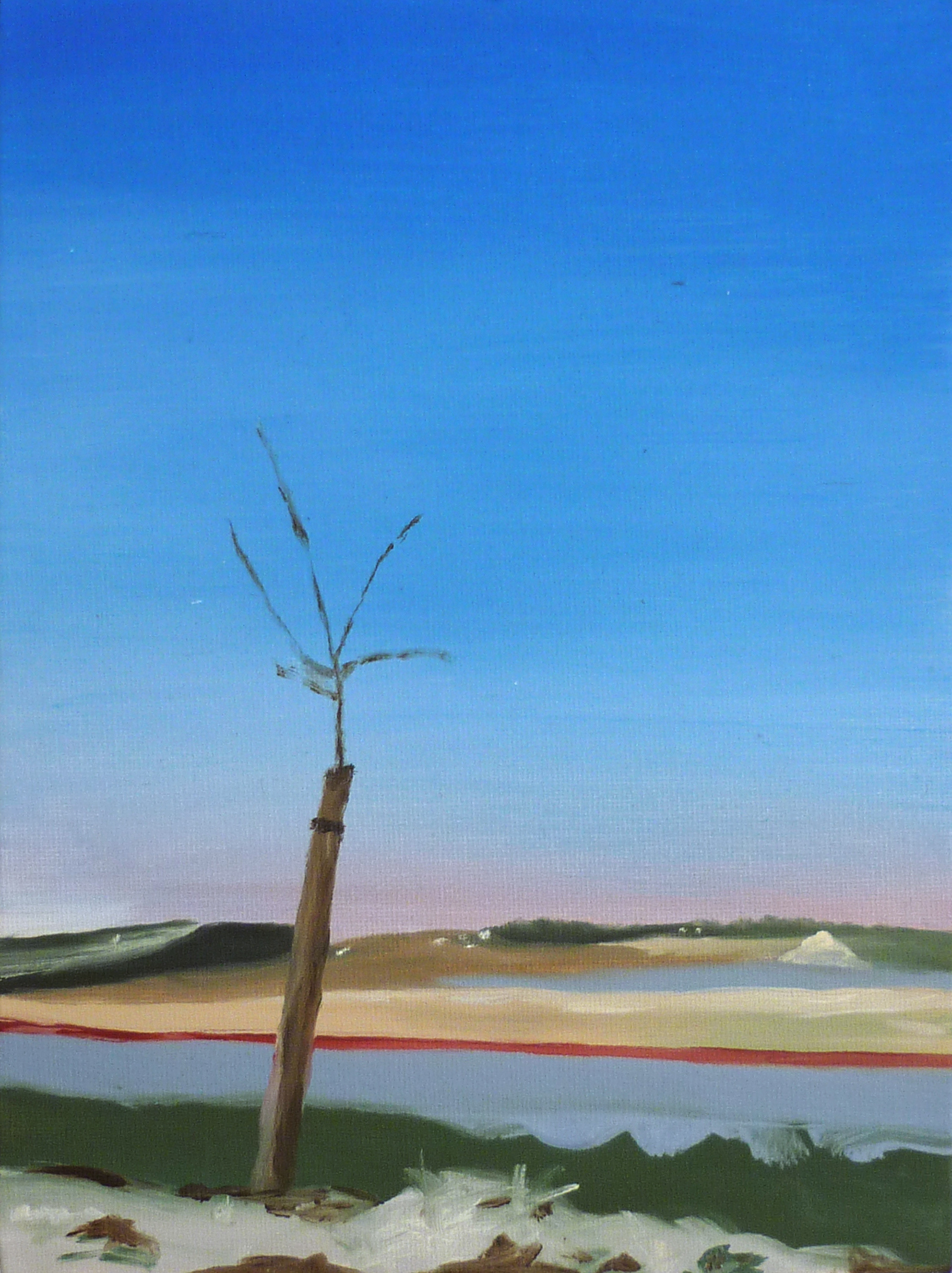 Haven, maart, oil on canvas, 18 x 24 cm