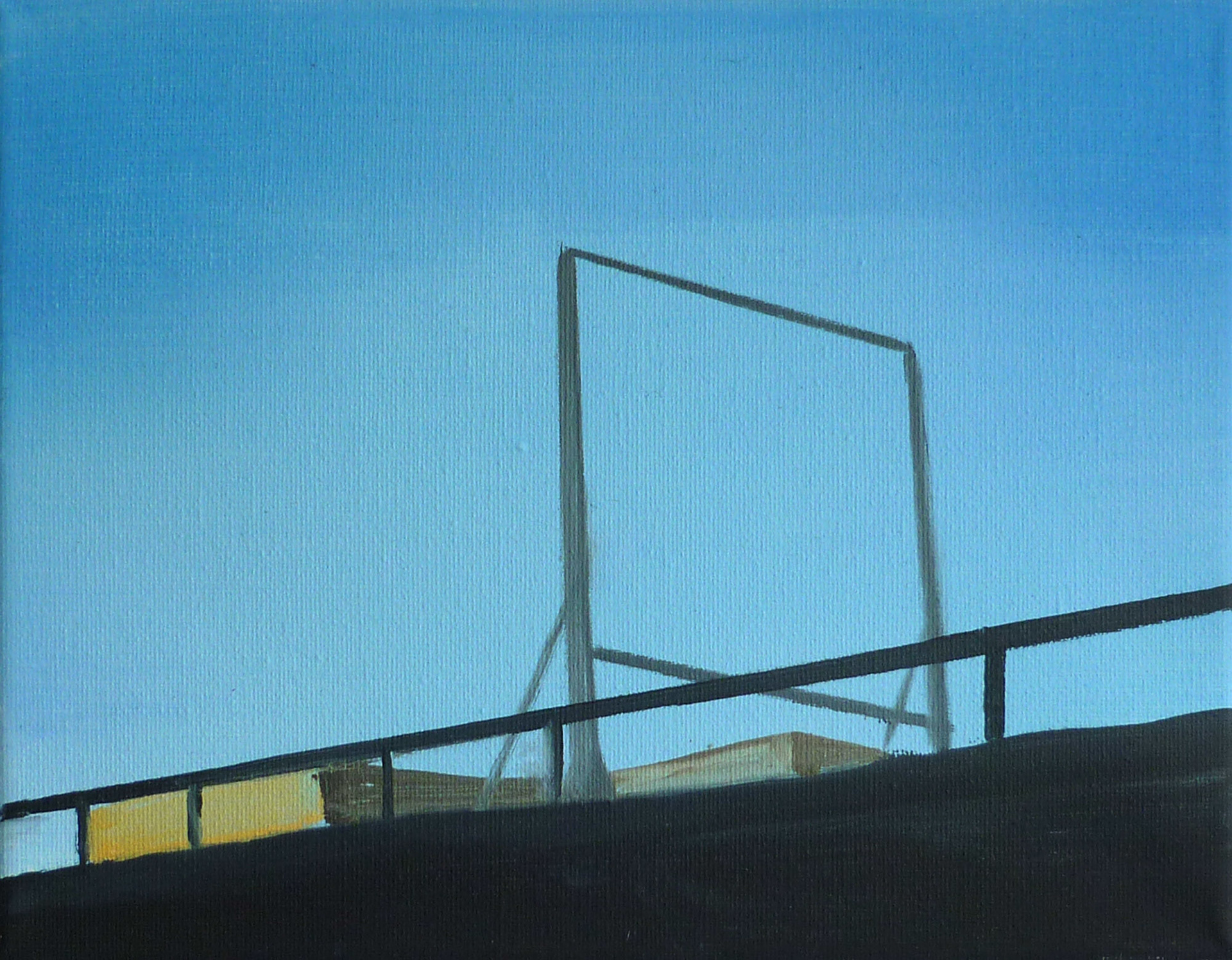 Avelgem gekaderd, oil on canvas, 18 x 24 cm