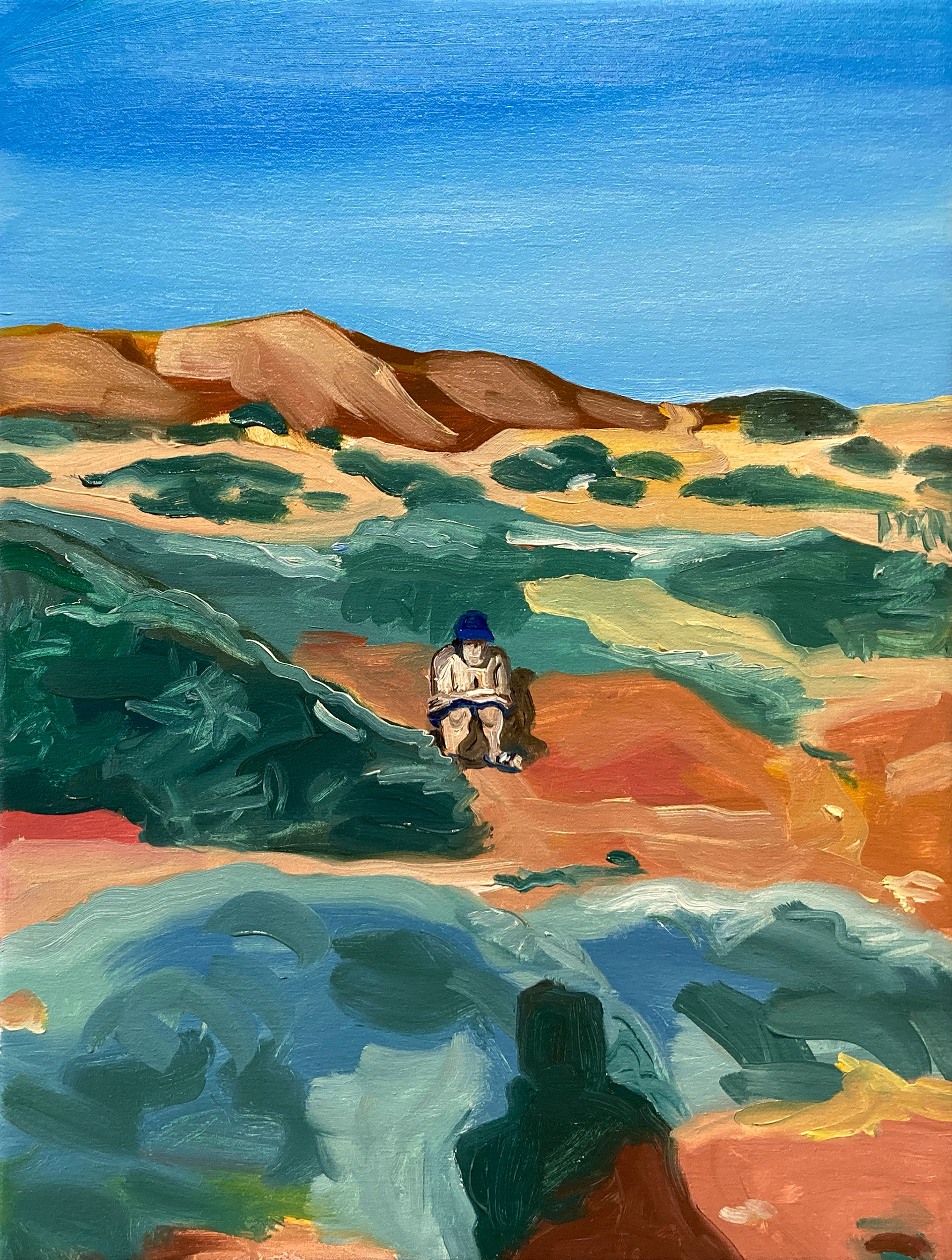 Desert, oil on canvas, 30 x 40 cm
