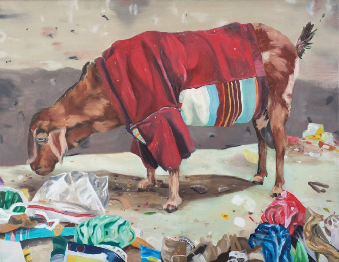 Sheepy oil on canvas 80 x 100 cm