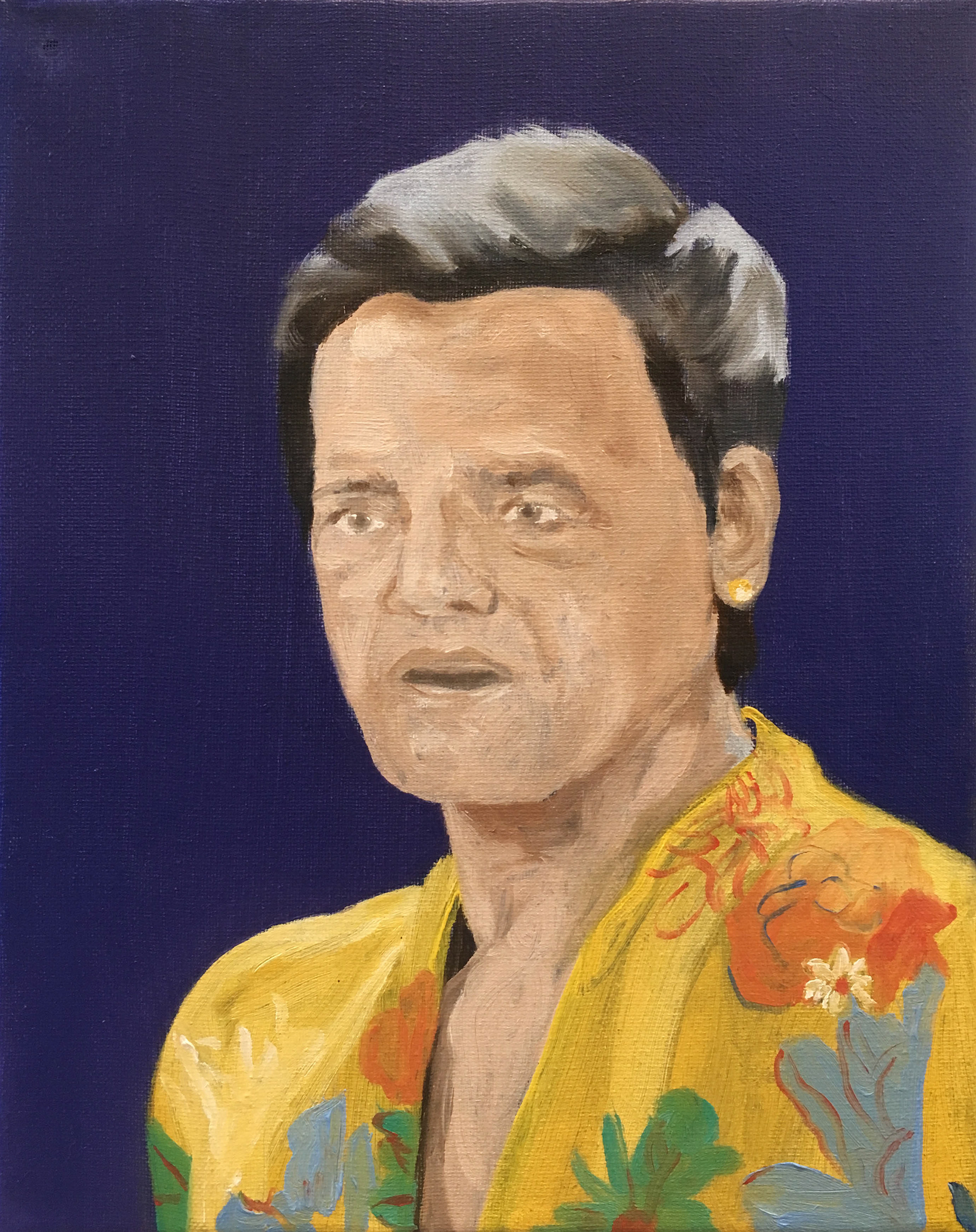 Zonder Titel, oil on canvas, 24 x 18 cm