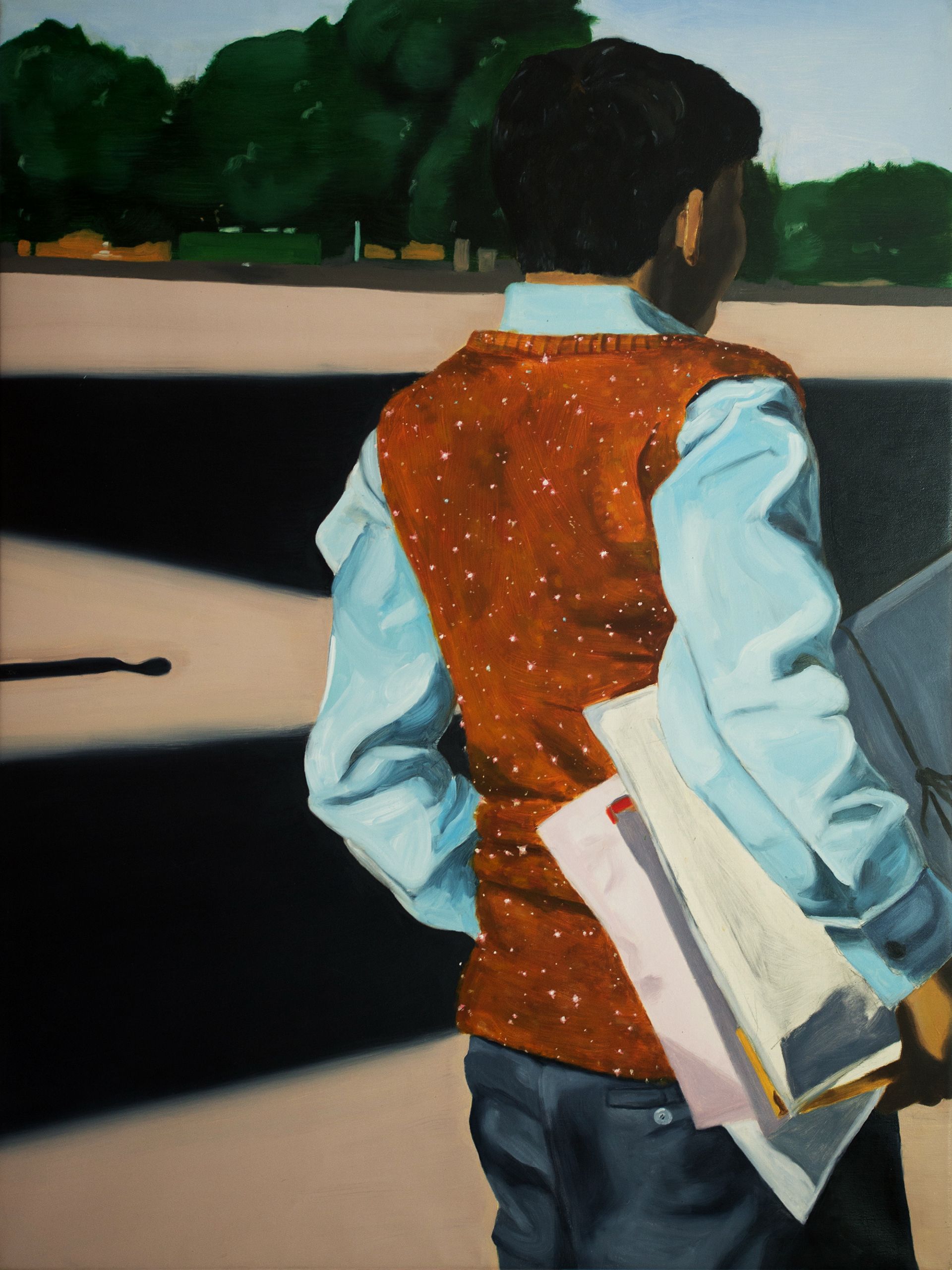 Debardeur I, oil on canvas, 90 x 120 cm