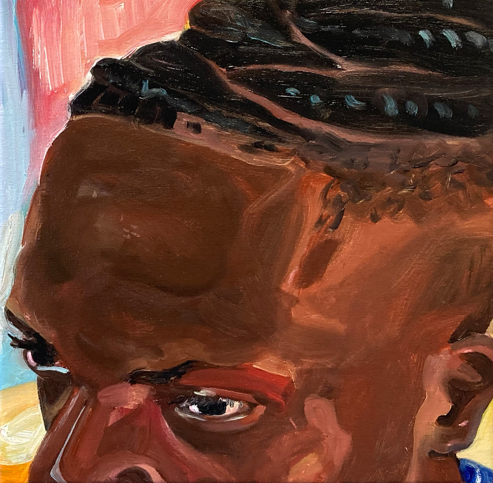 New Cut, oil on canvas, 30 x 30 cm