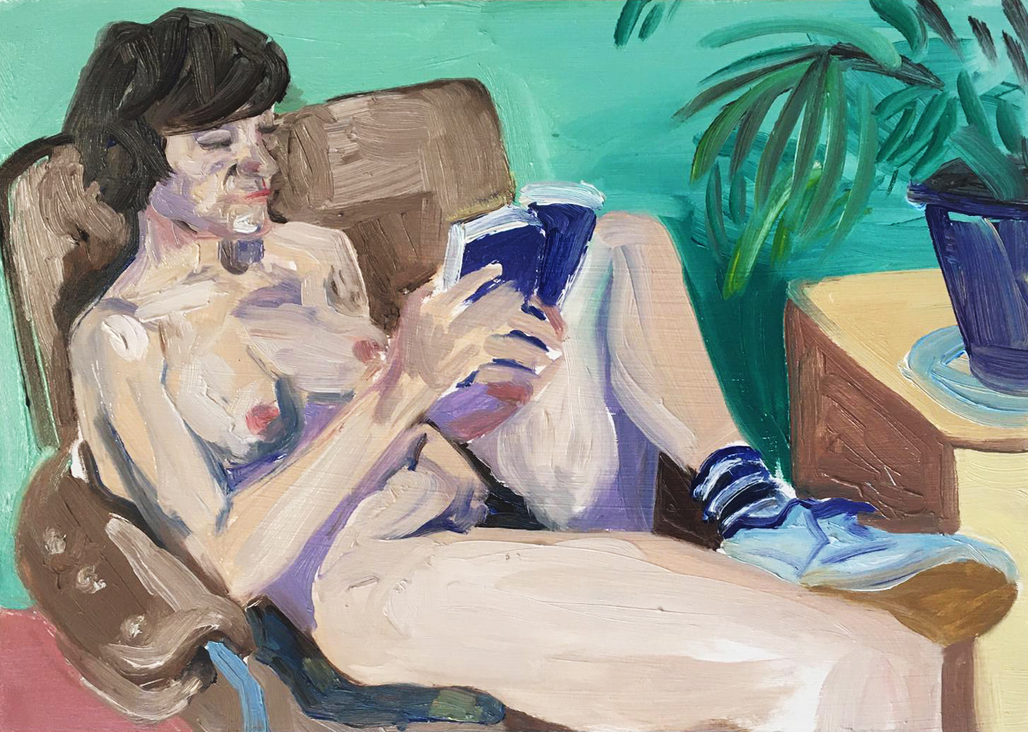 Orlando, oil on wood, 21 x 30 cm