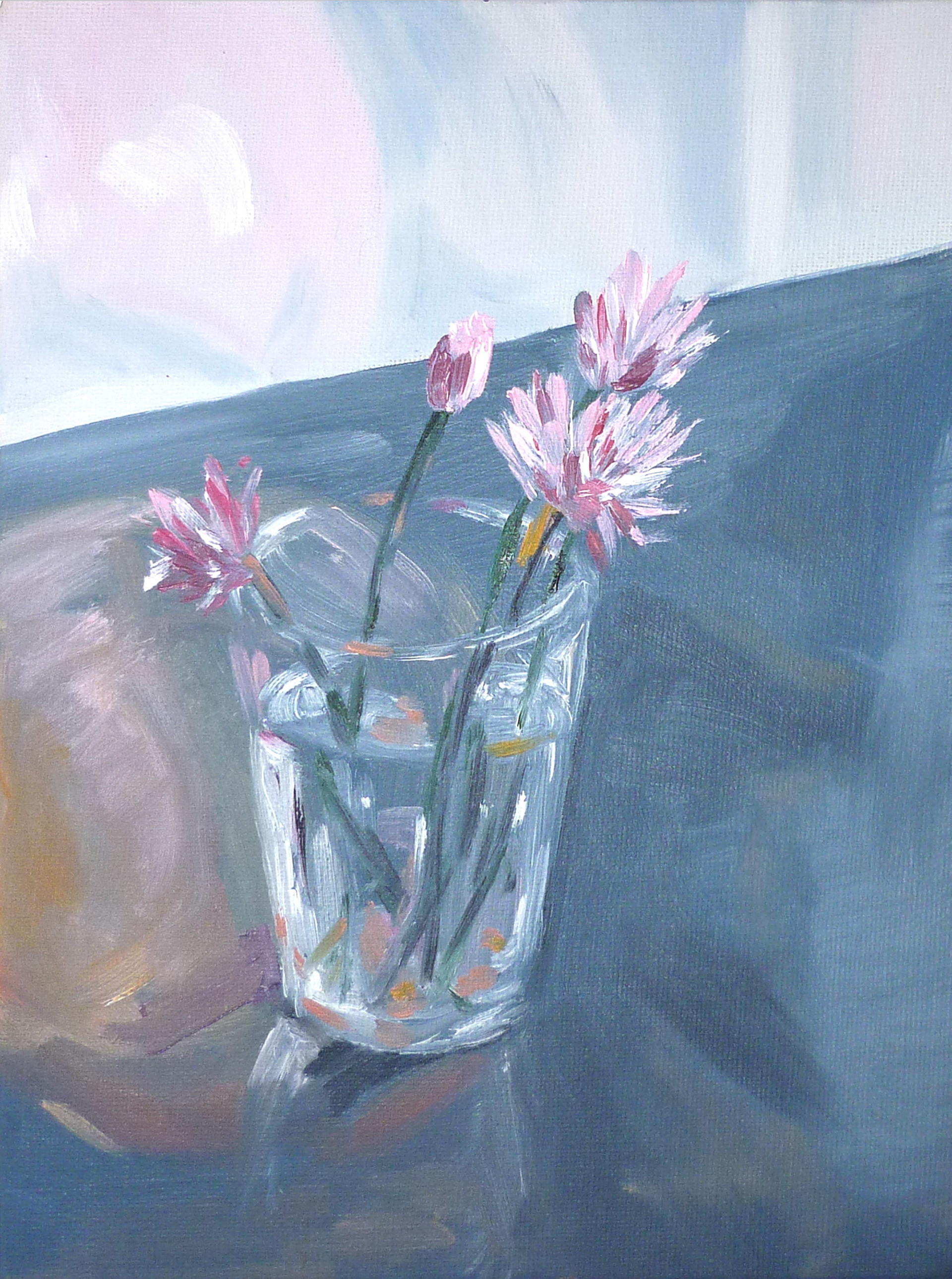Stilleven met Glas, oil on canvas, 18 x 24 cm