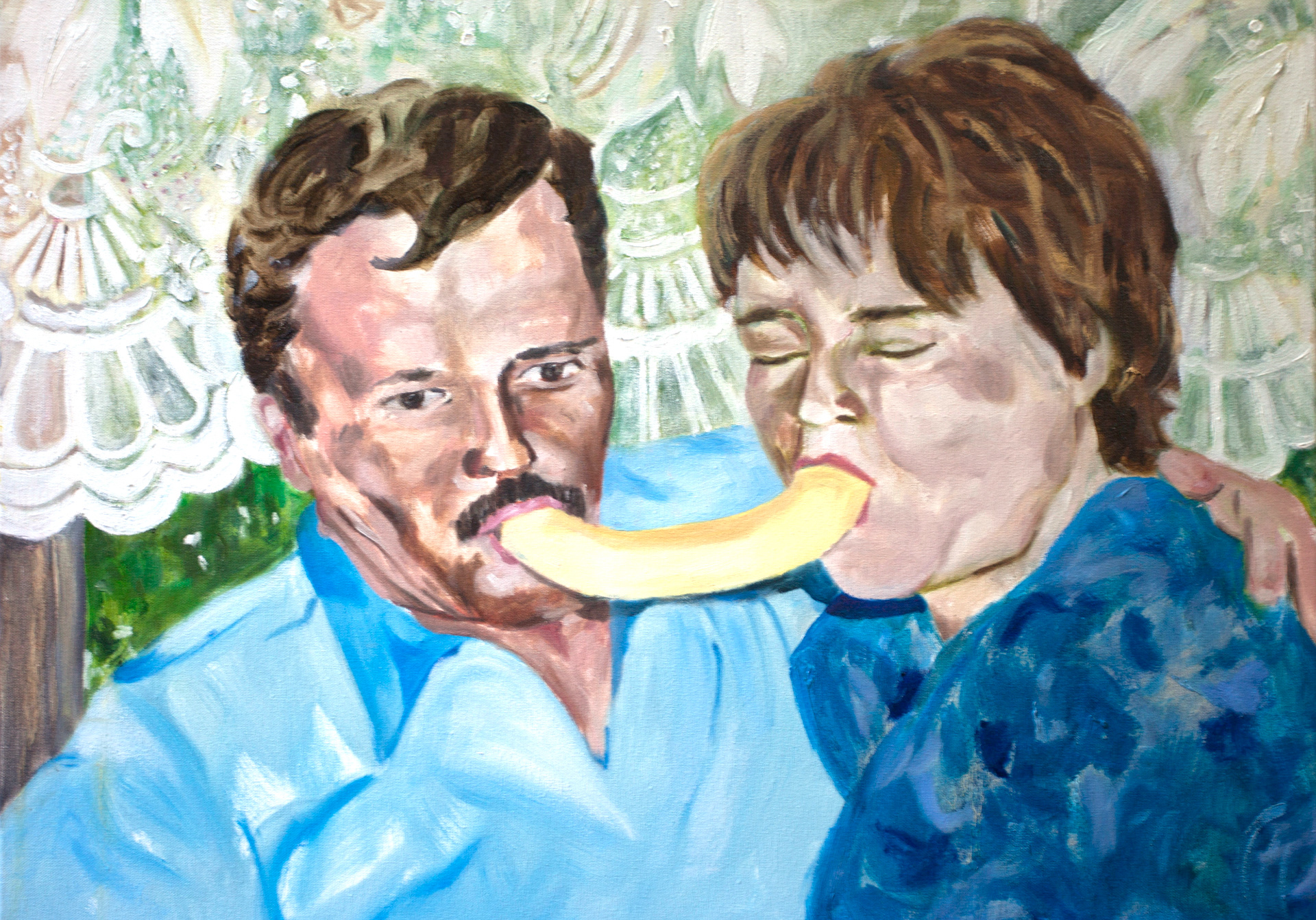 Double Trouble, oil on canvas, 60 x 80 cm