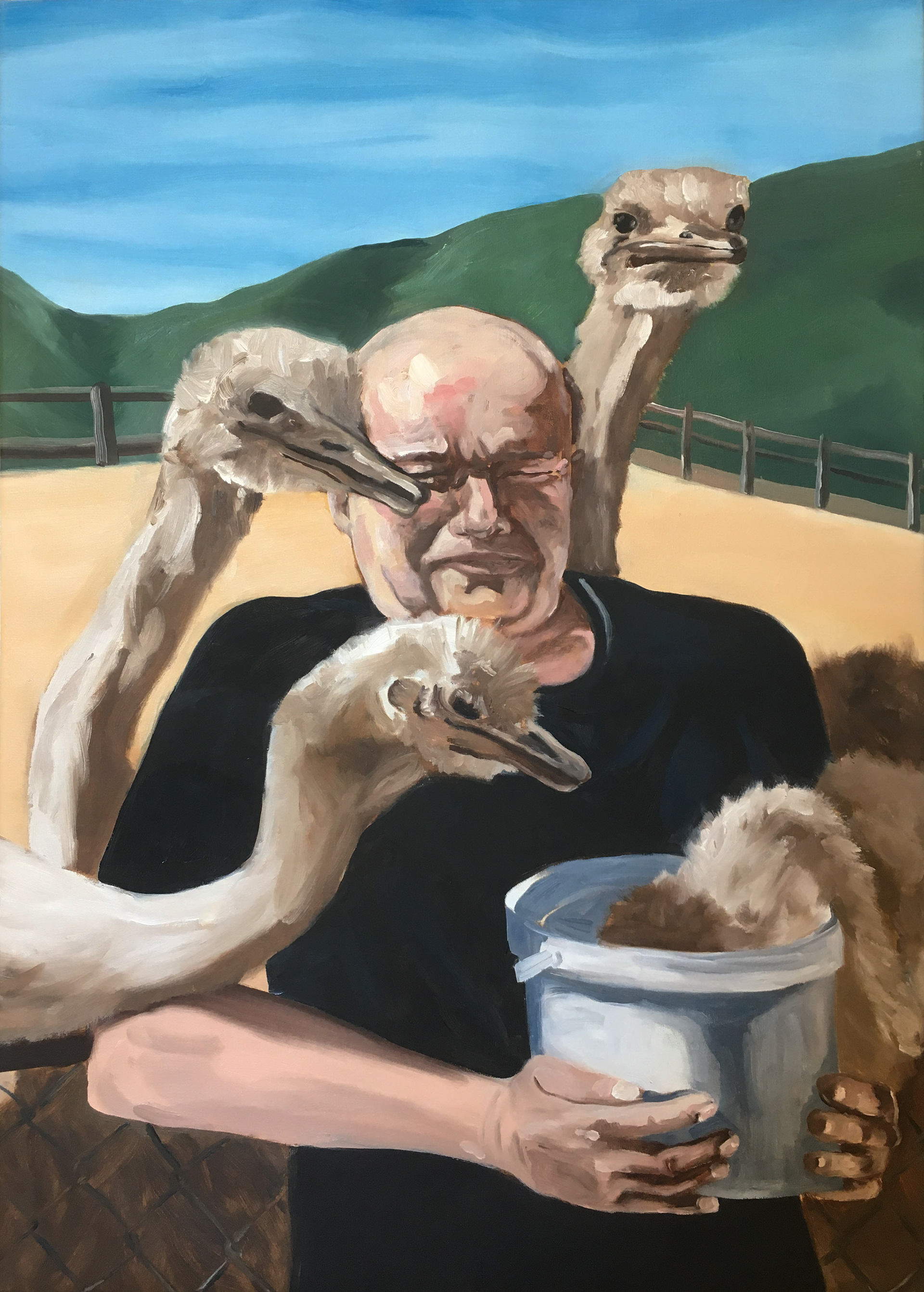 Hans, oil on canvas, 120 x 90 cm
