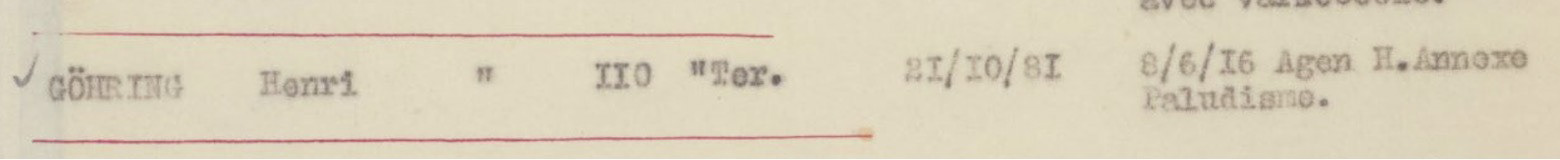 The malaria ledger reference