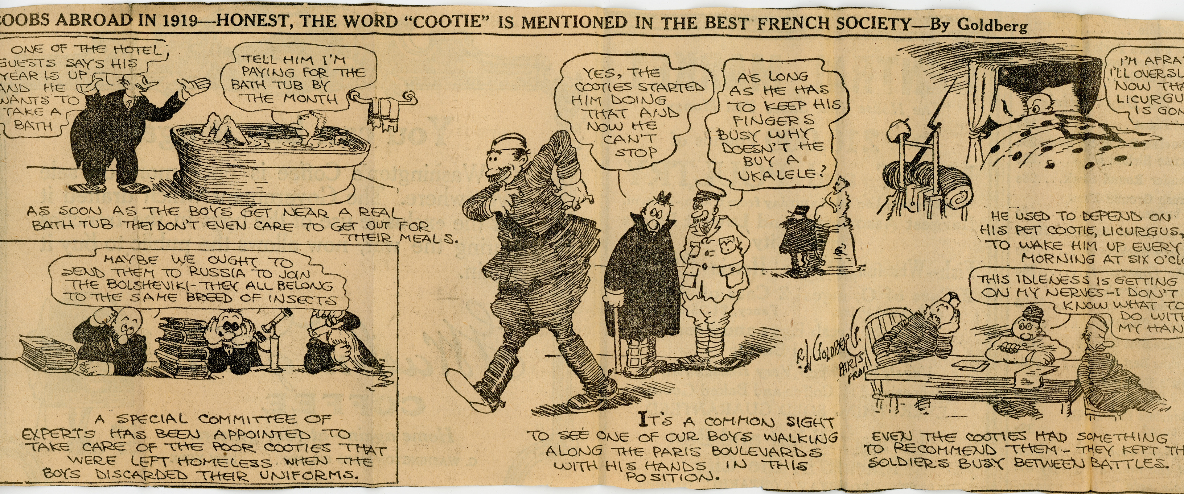 "Boobs Abroad in 1919"