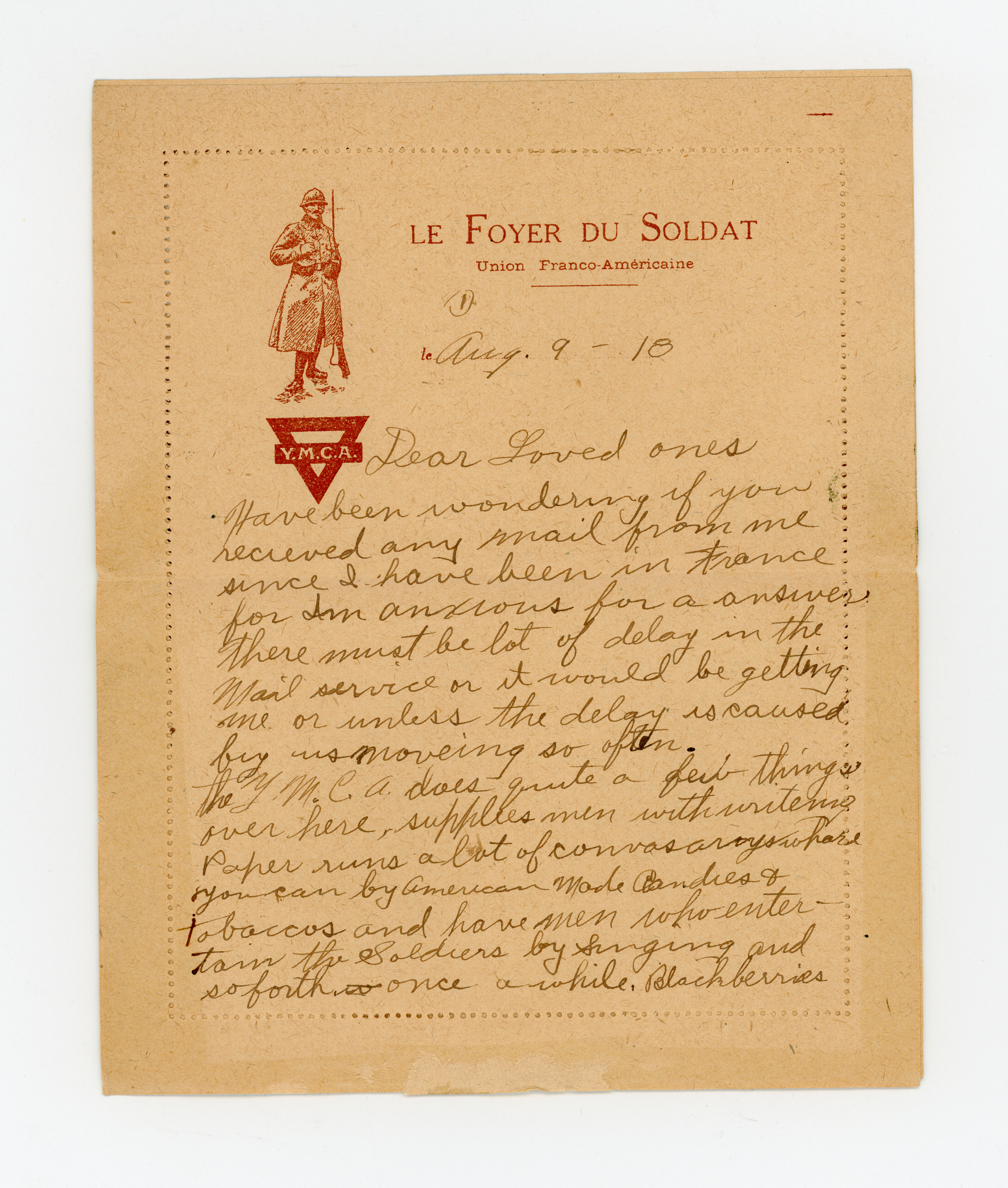 Aug. 9 letter, a few days later