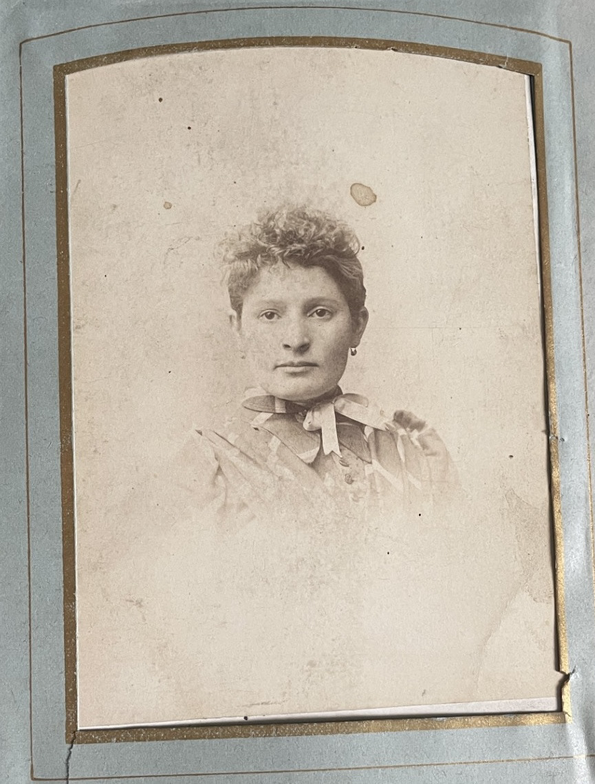 The photo we discovered in the album. 