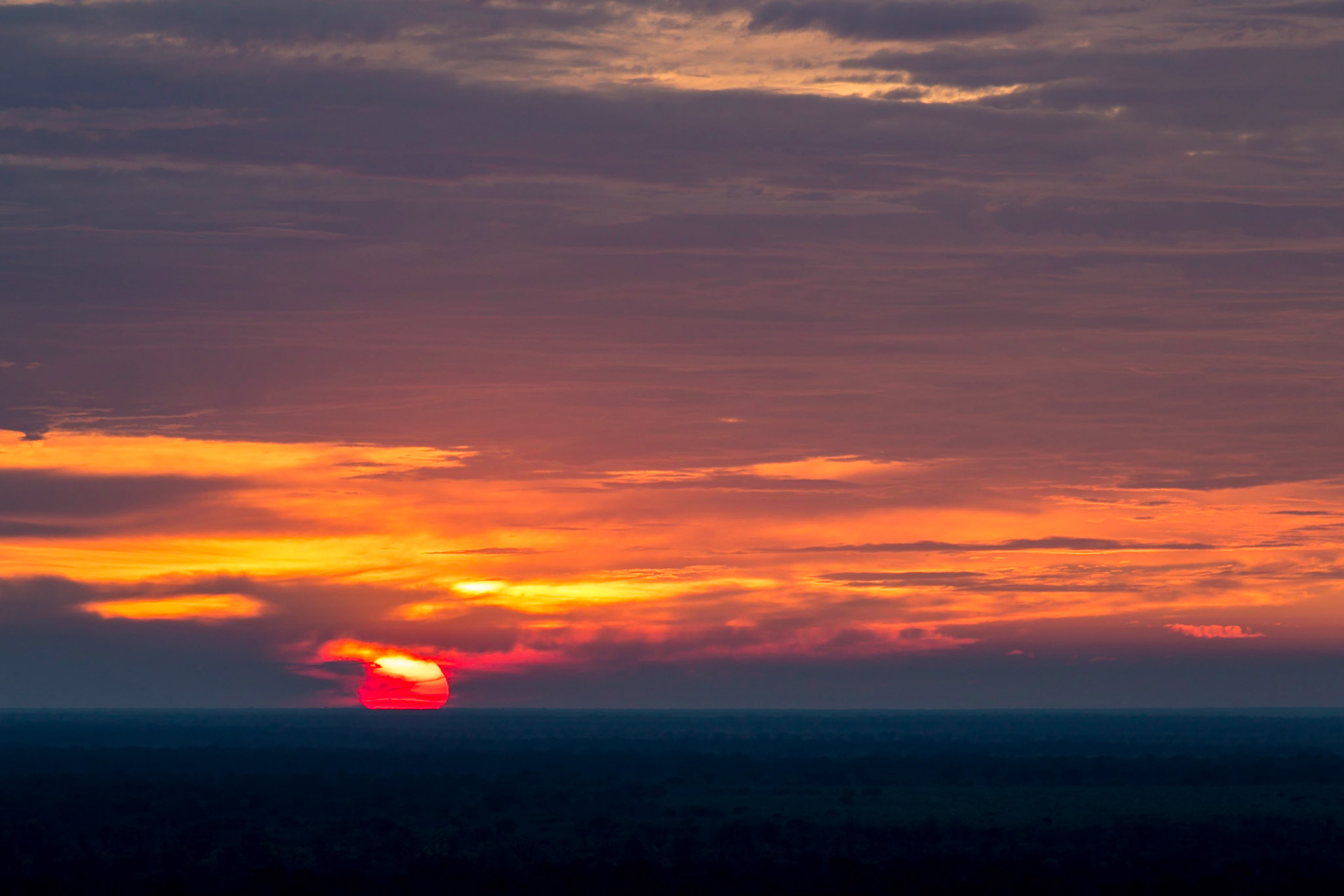 Sunset, Ghoha Hills, Botswana