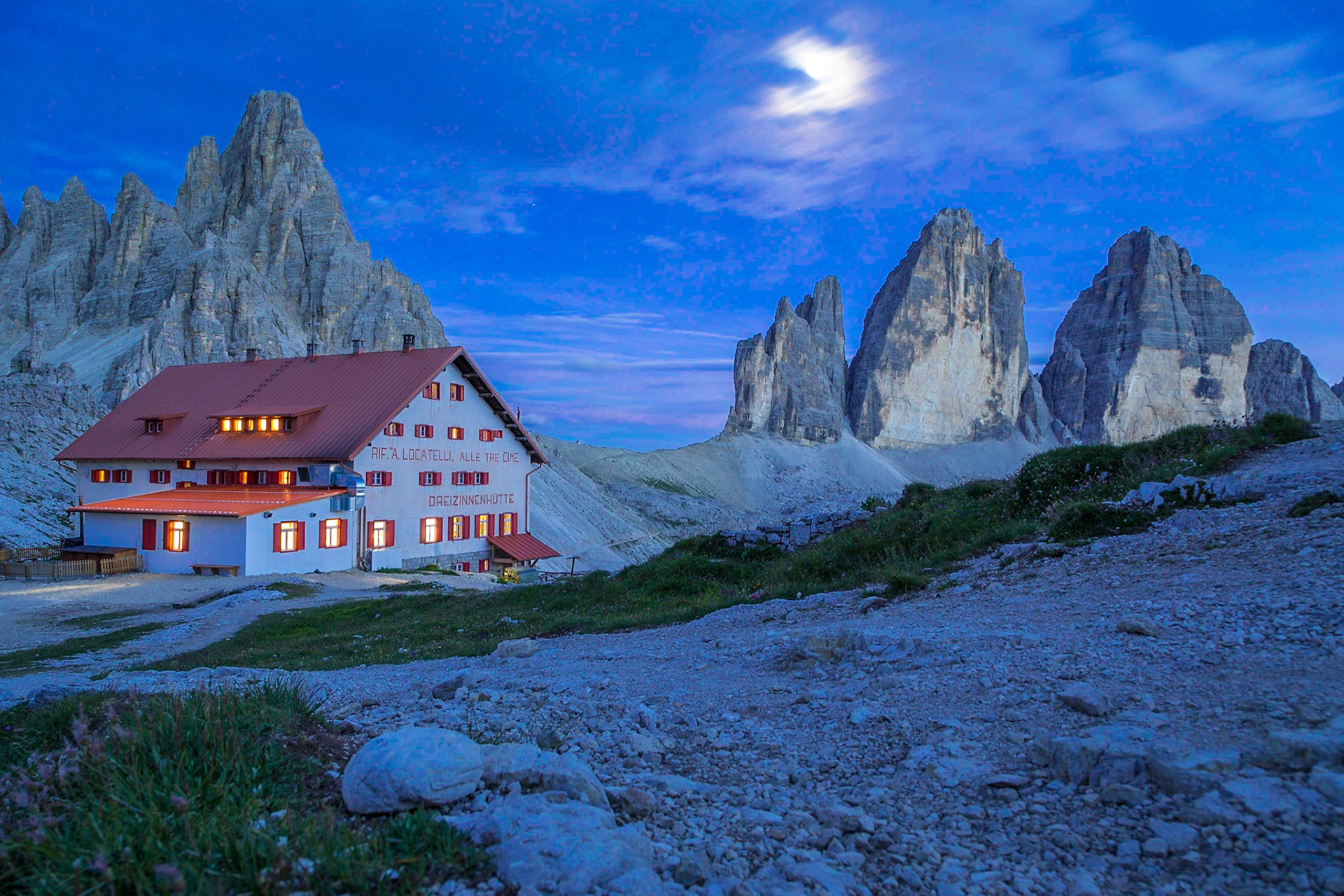 Three Peaks, Tre Cime di Lavaredo, Dolomite Alps, South Tyrol, Italy