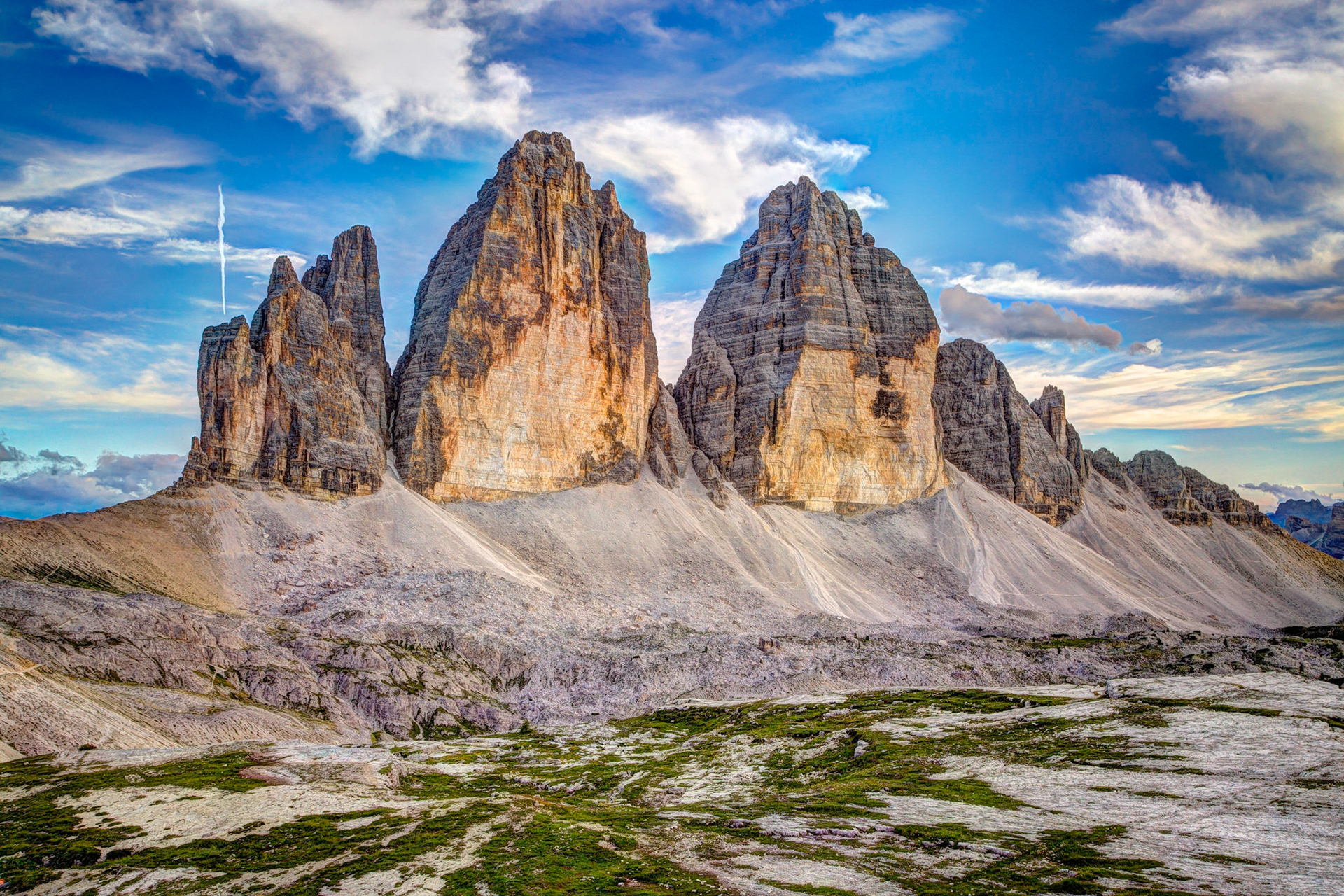 Three Peaks, Tre Cime di Lavaredo, Dolomite Alps, South Tyrol, Italy