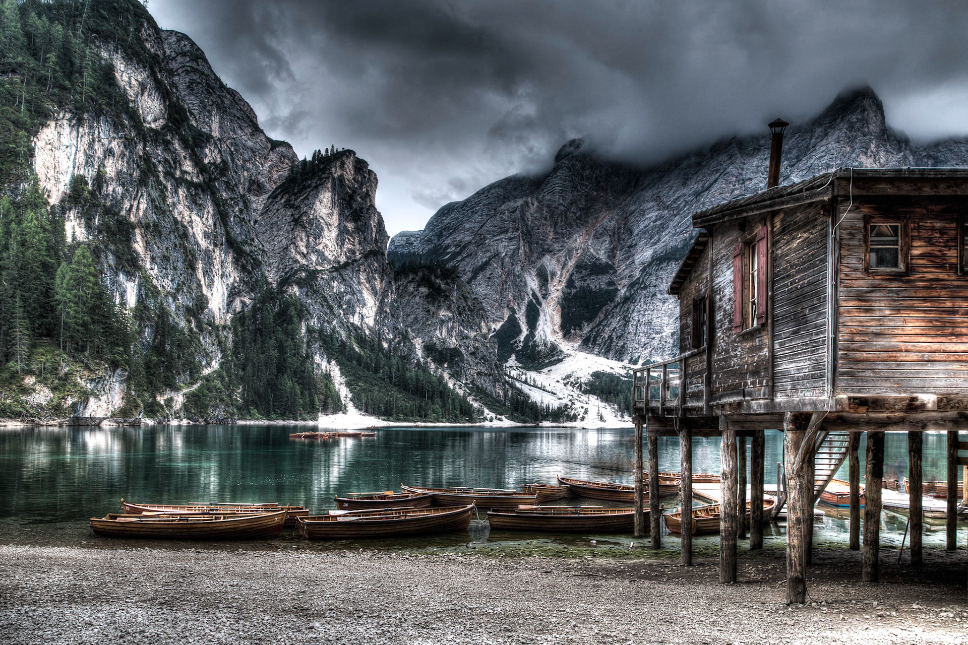 Prager Wildsee, South Tyrol, Italy