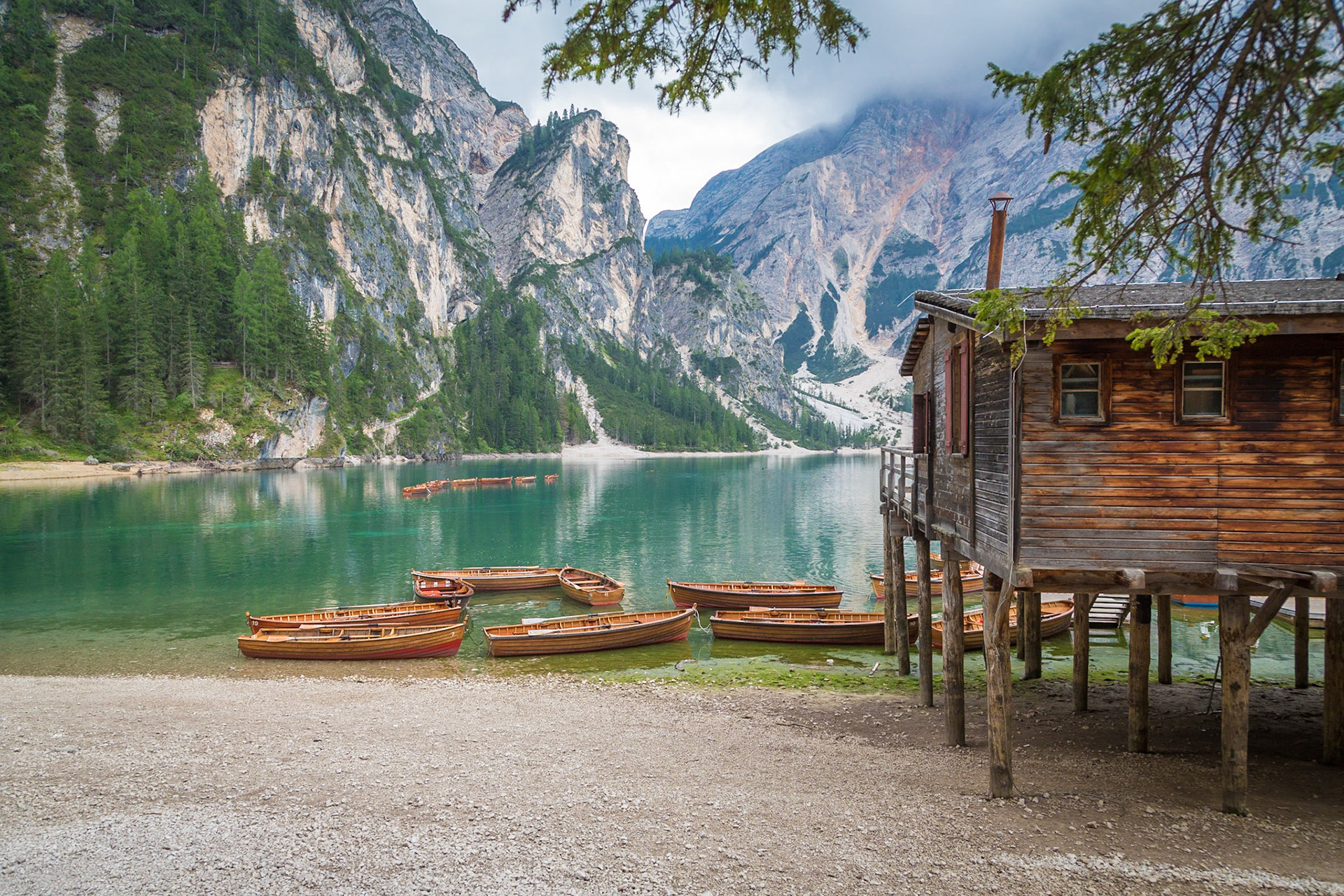 Prager Wildsee, South Tyrol, Italy