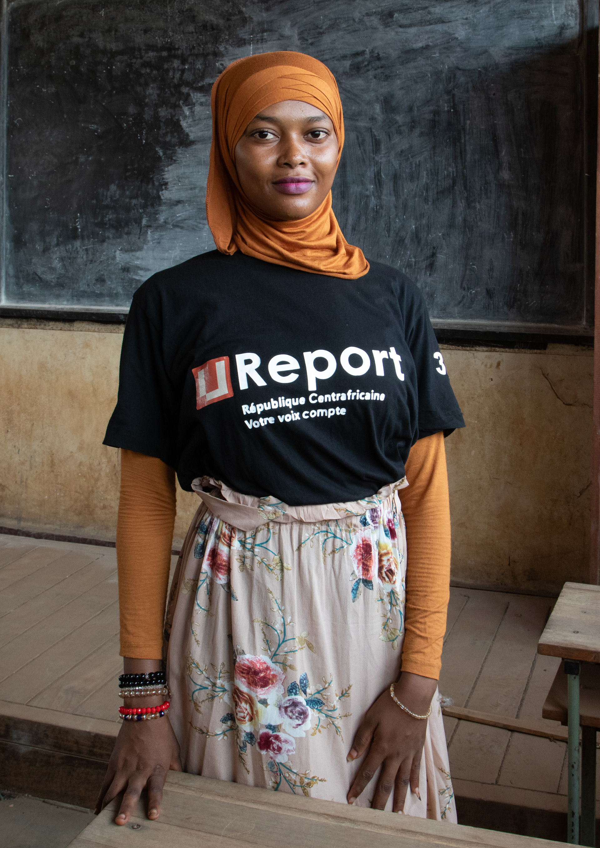 Amania, community activist, Bangui, Central African Republic