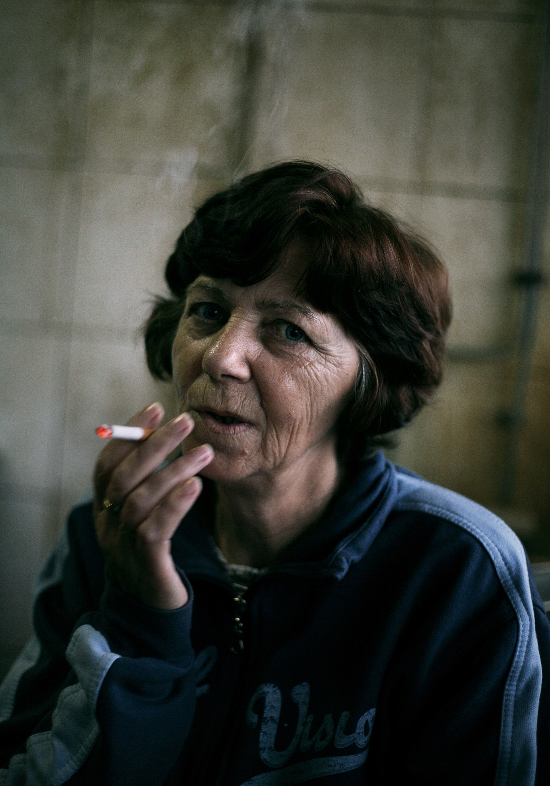 Serb Kosovar refugee, Nis, Serbia